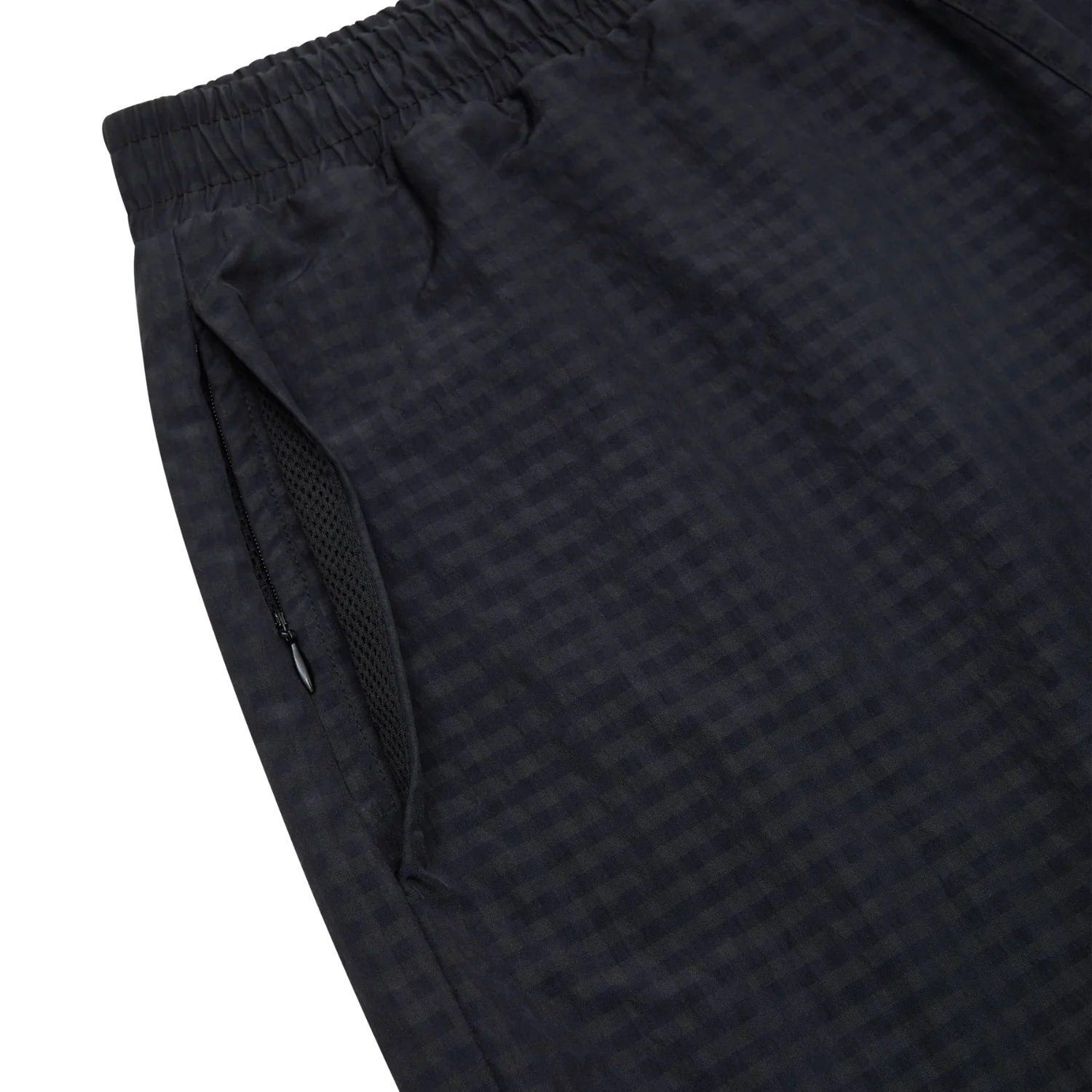 Seersucker Swim Short - Black - Image 3