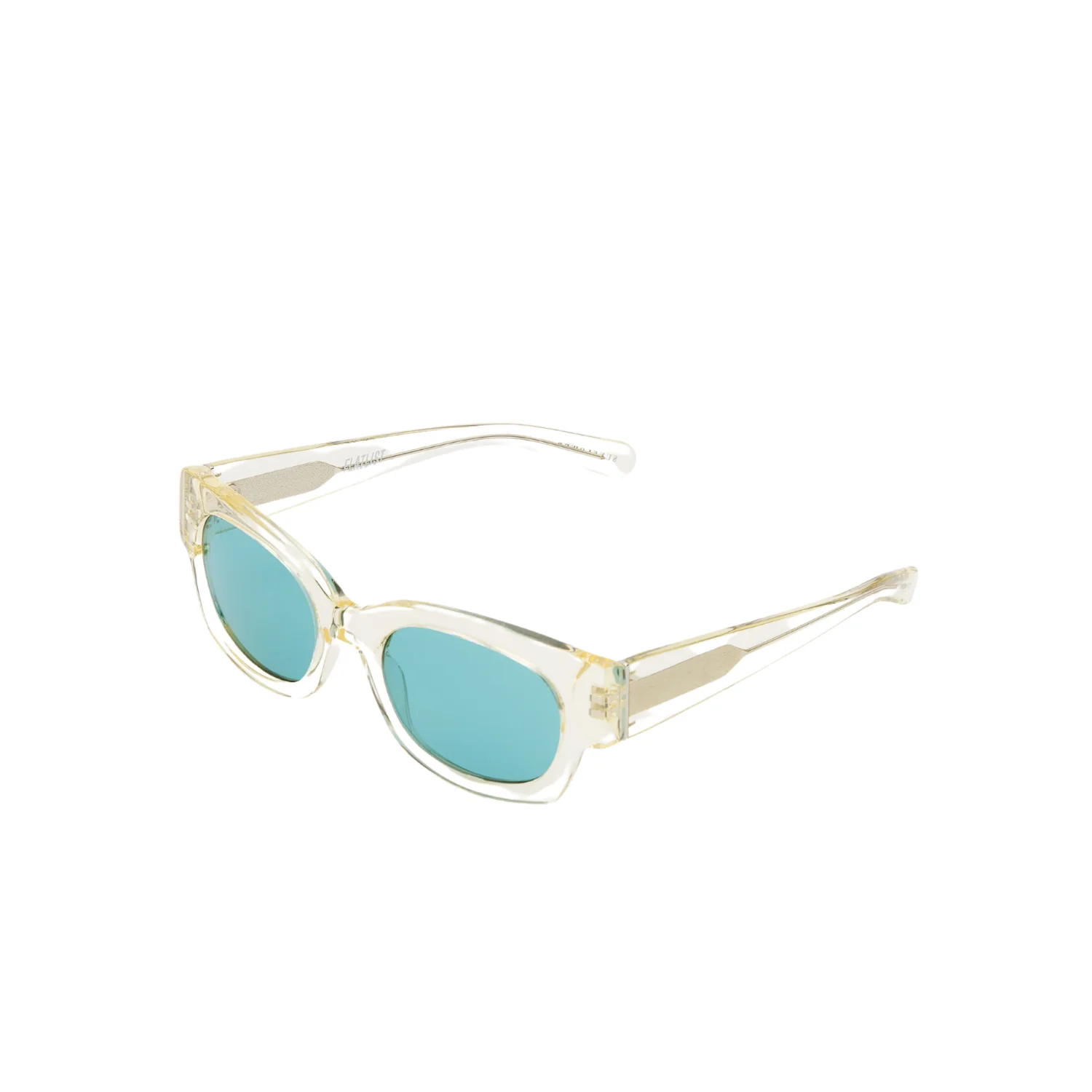 SHADE 01 - Crystal Yellow/Solid Teal Lens - Image 2