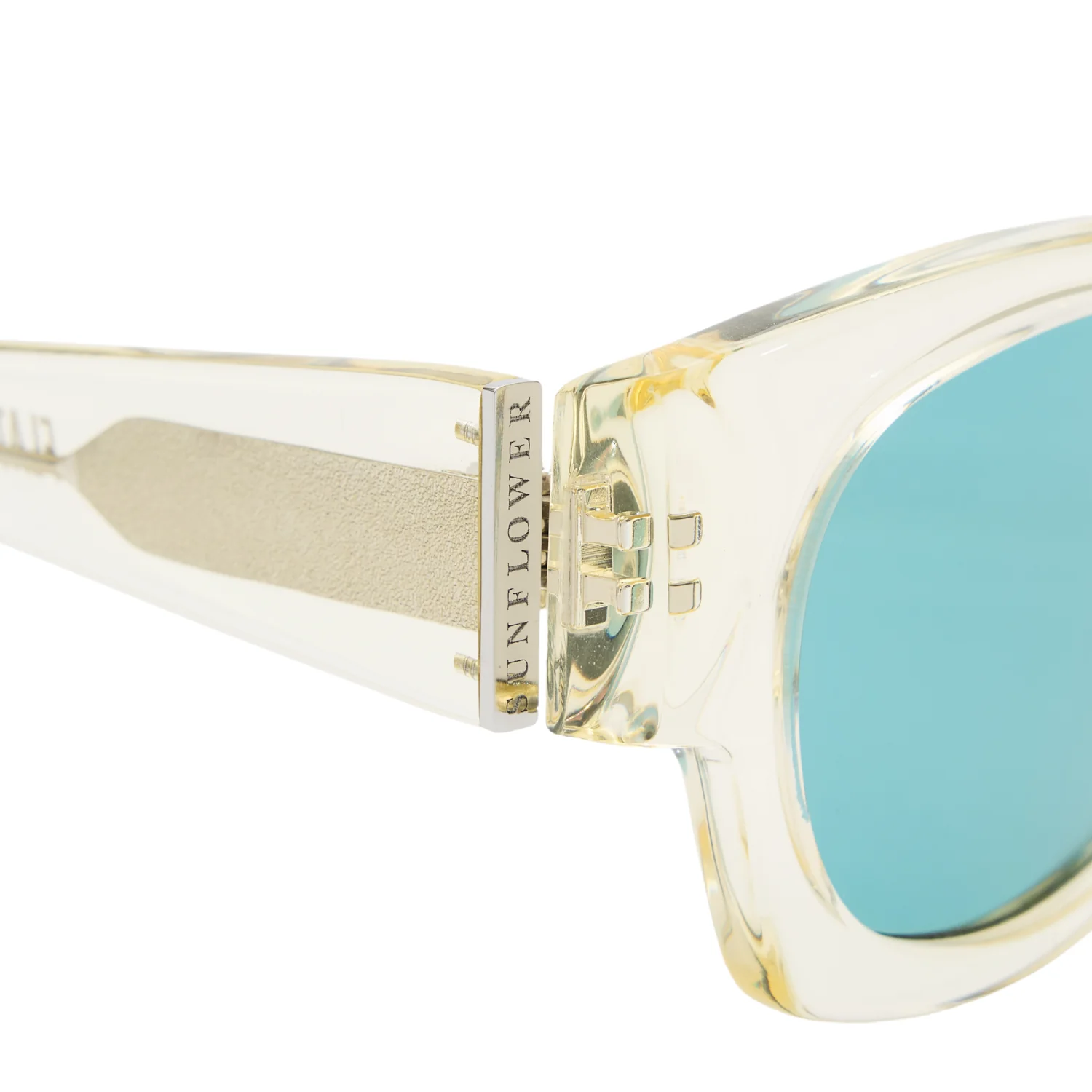 SHADE 01 - Crystal Yellow/Solid Teal Lens - Image 4