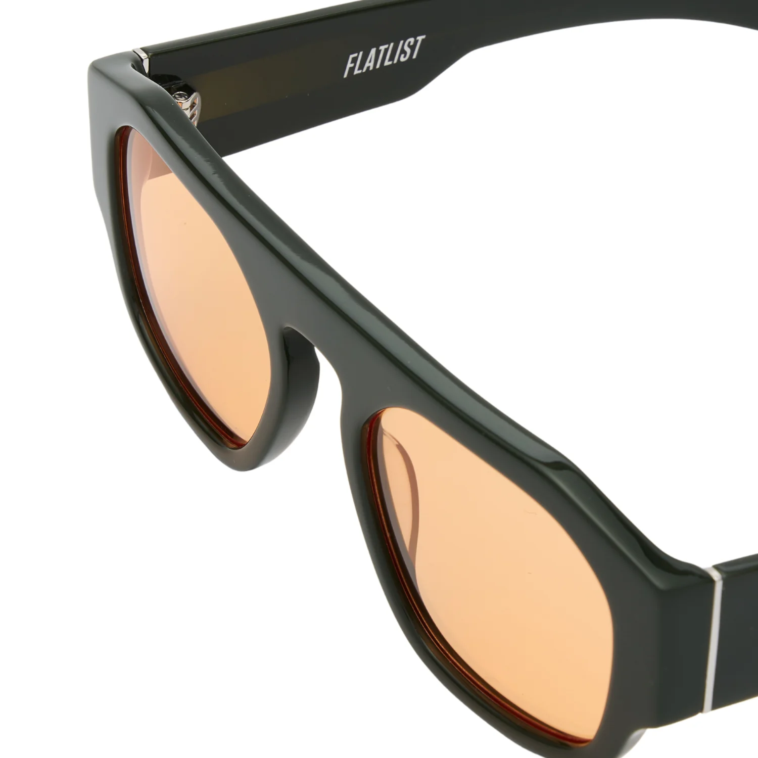 SHADE 02 - Solid Forest Dk Green/Solid Orange Lens - Image 3