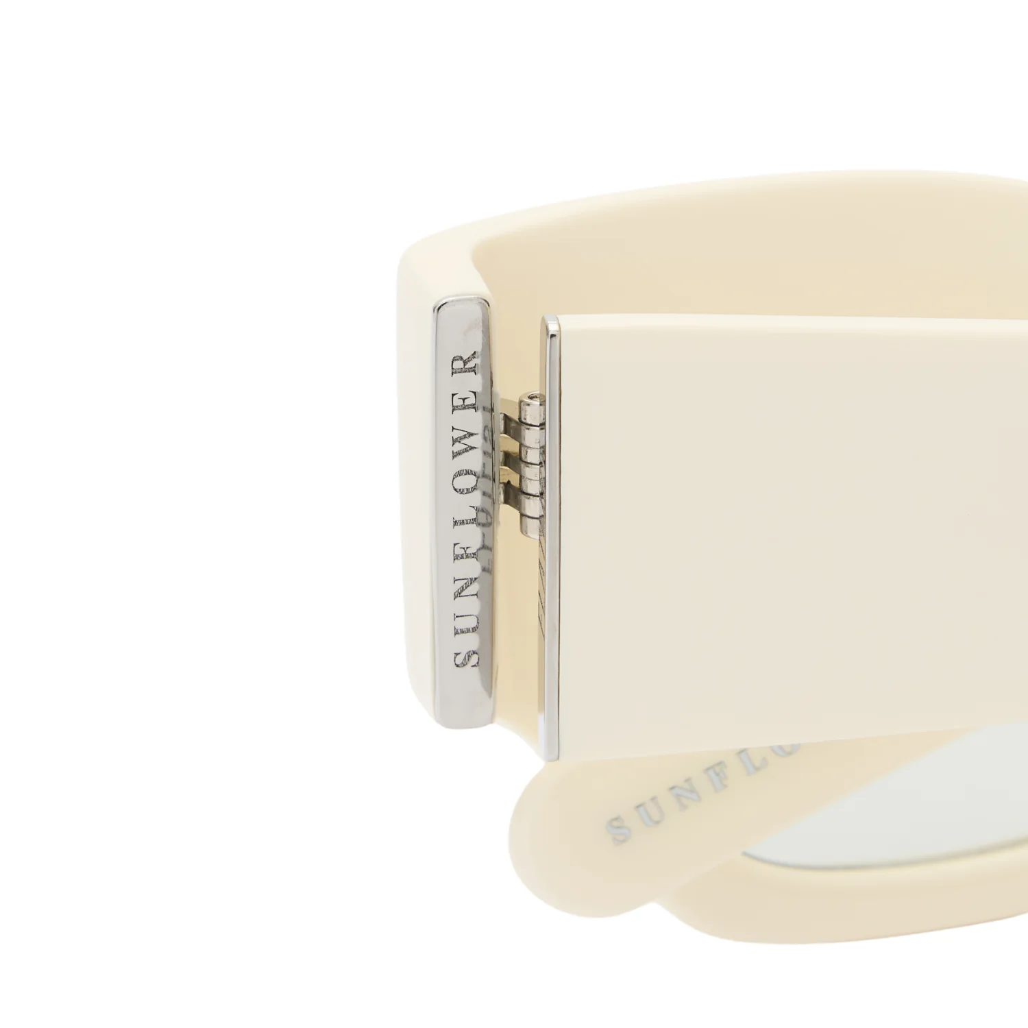 SHADE 03 - Solid Cream White/Transparent Grey Lens - Image 5