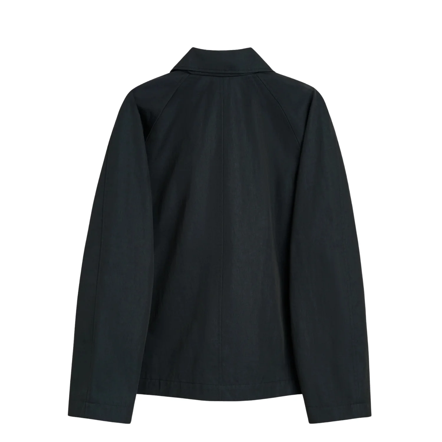 Short Raglan Coat - Black - Image 2
