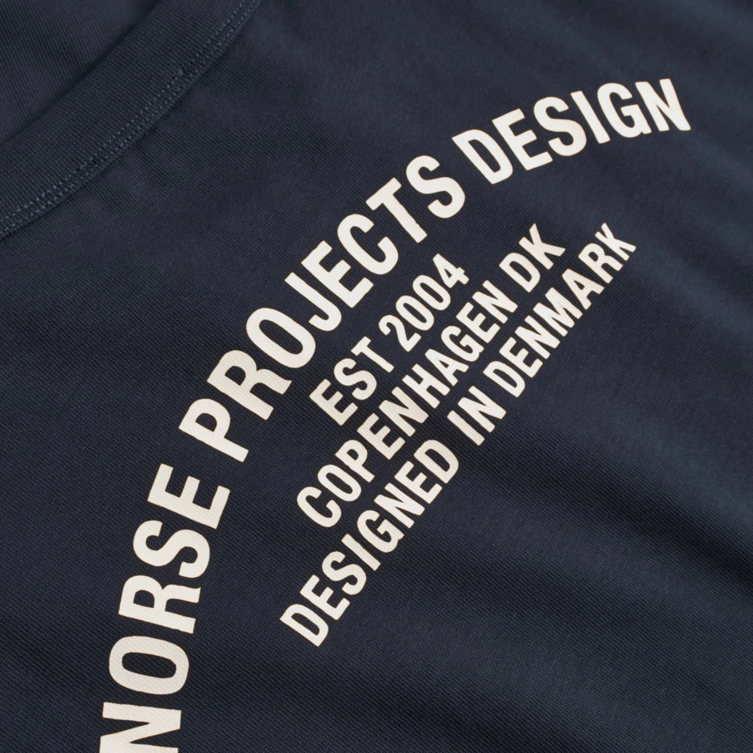Simon Organic Arch Print T-Shirt - Dark Navy - Image 3
