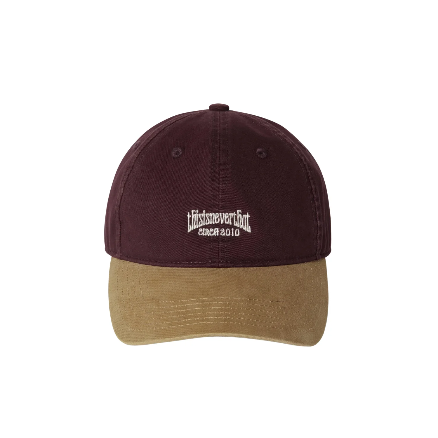 Small RS-Logo Cap - Burgundy/Beige - Image 3