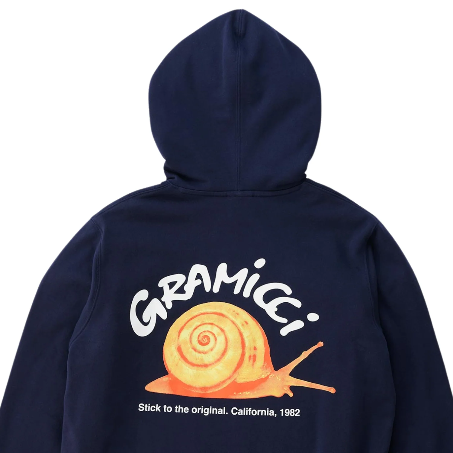 Snail Hooded Swatshirt - Navy - Image 2