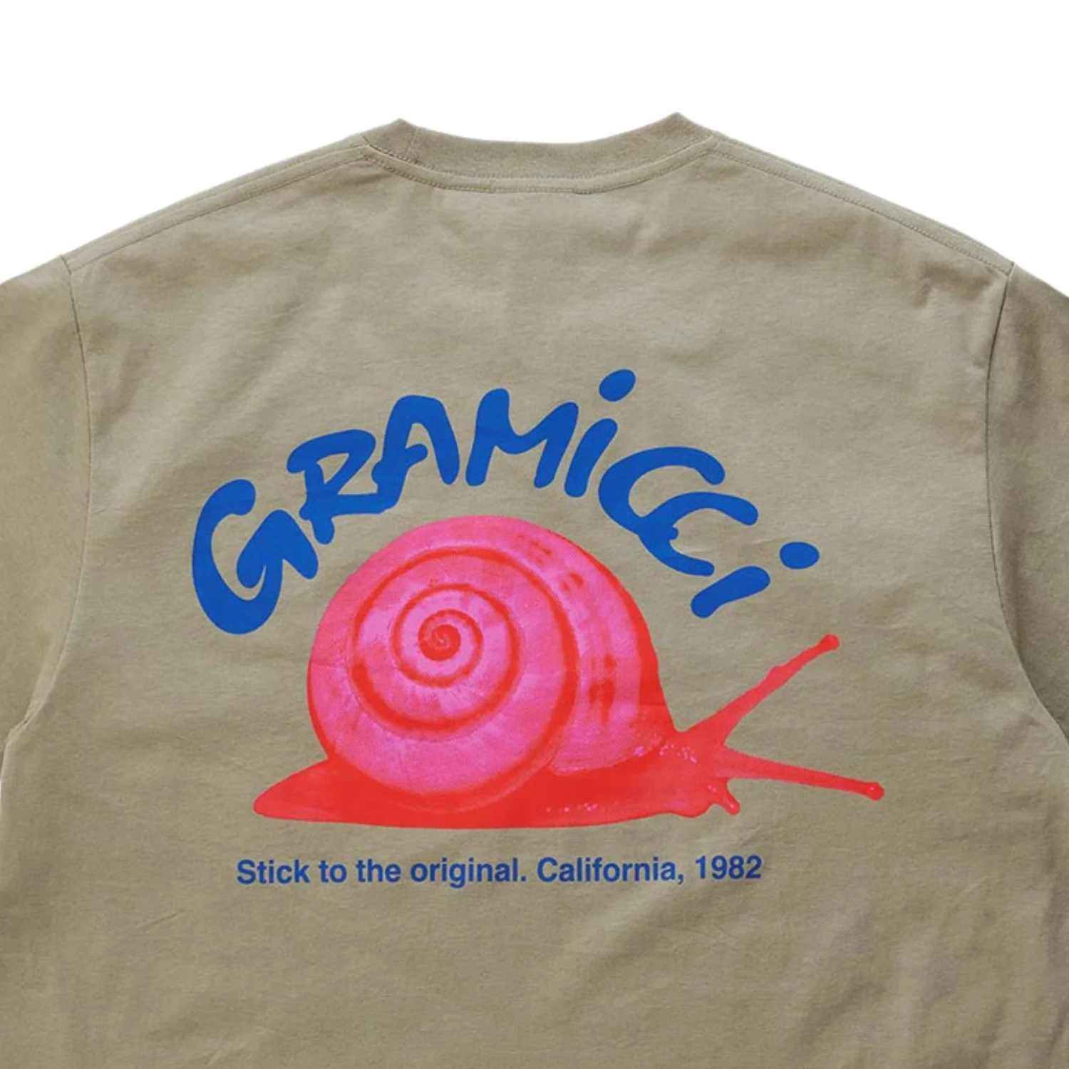 Snail Tee - Khaki - Image 2