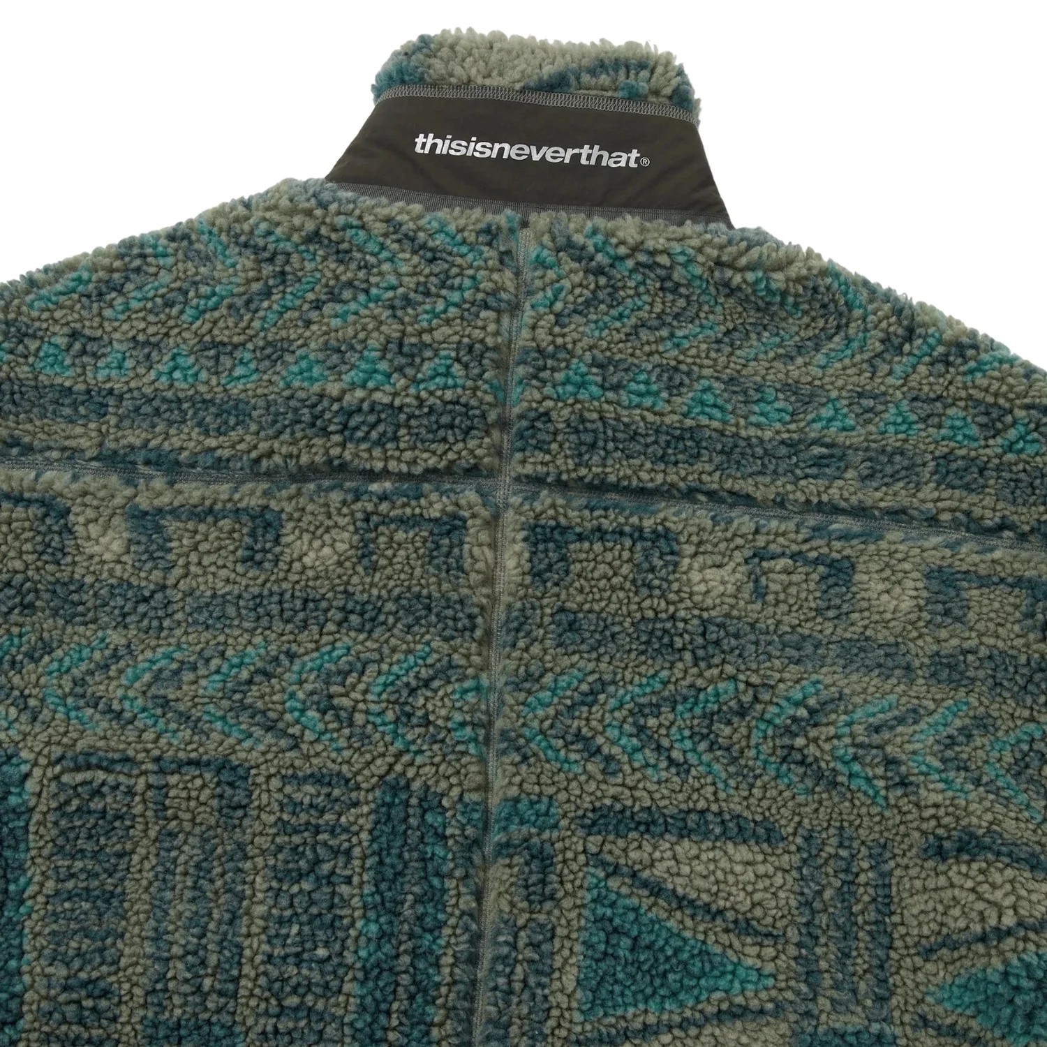 SP Sherpa Fleece Jacket - Olive - Image 5