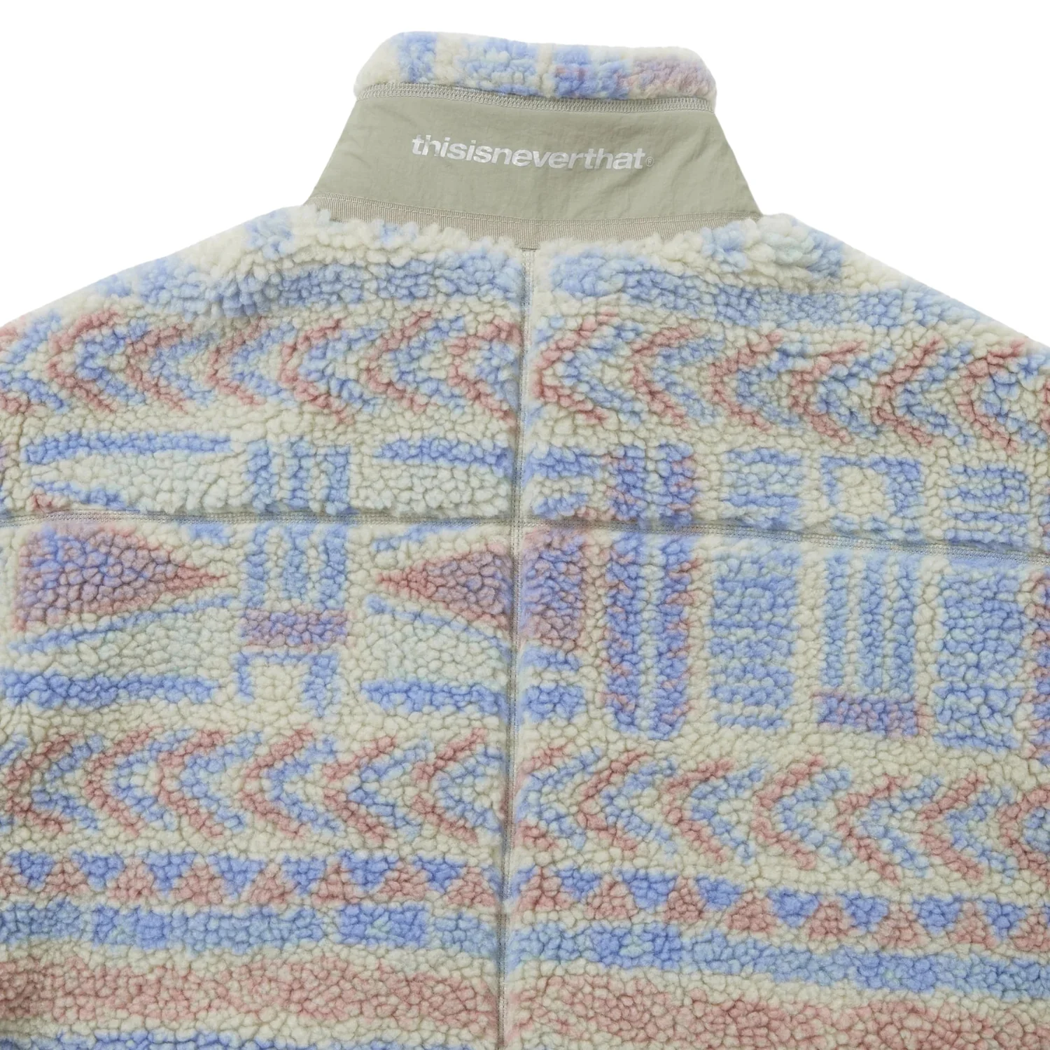 SP Sherpa Fleece Jacket - Stone - Image 5