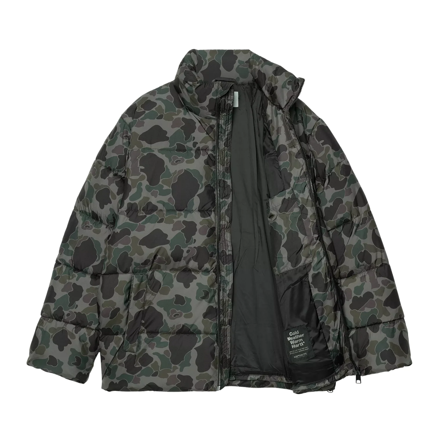 Springfield Jacket - Camo Duck, Grey/Hamilton Brown - Image 3