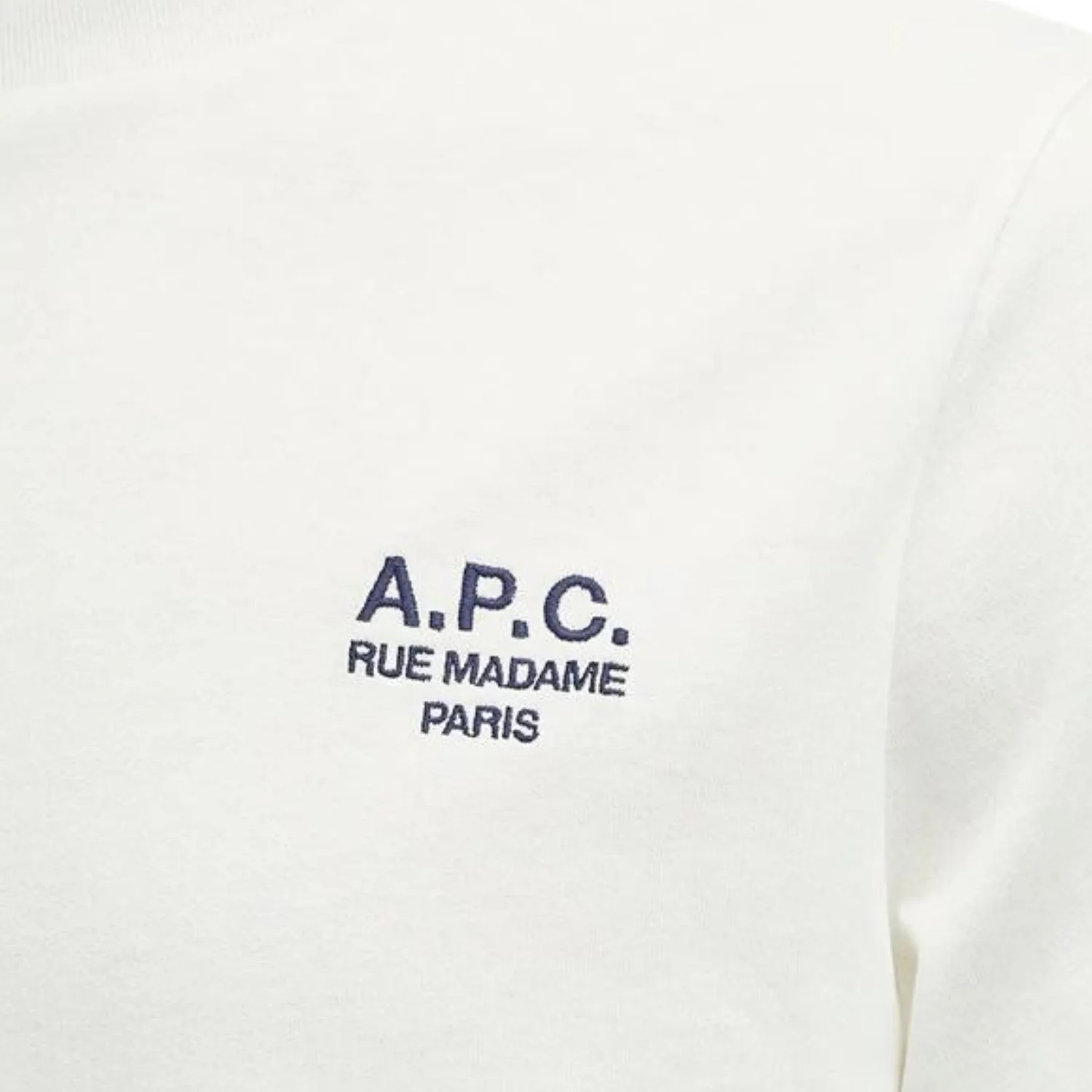 Standard Rue Madame T-shirt - White/Dark Navy - Image 2