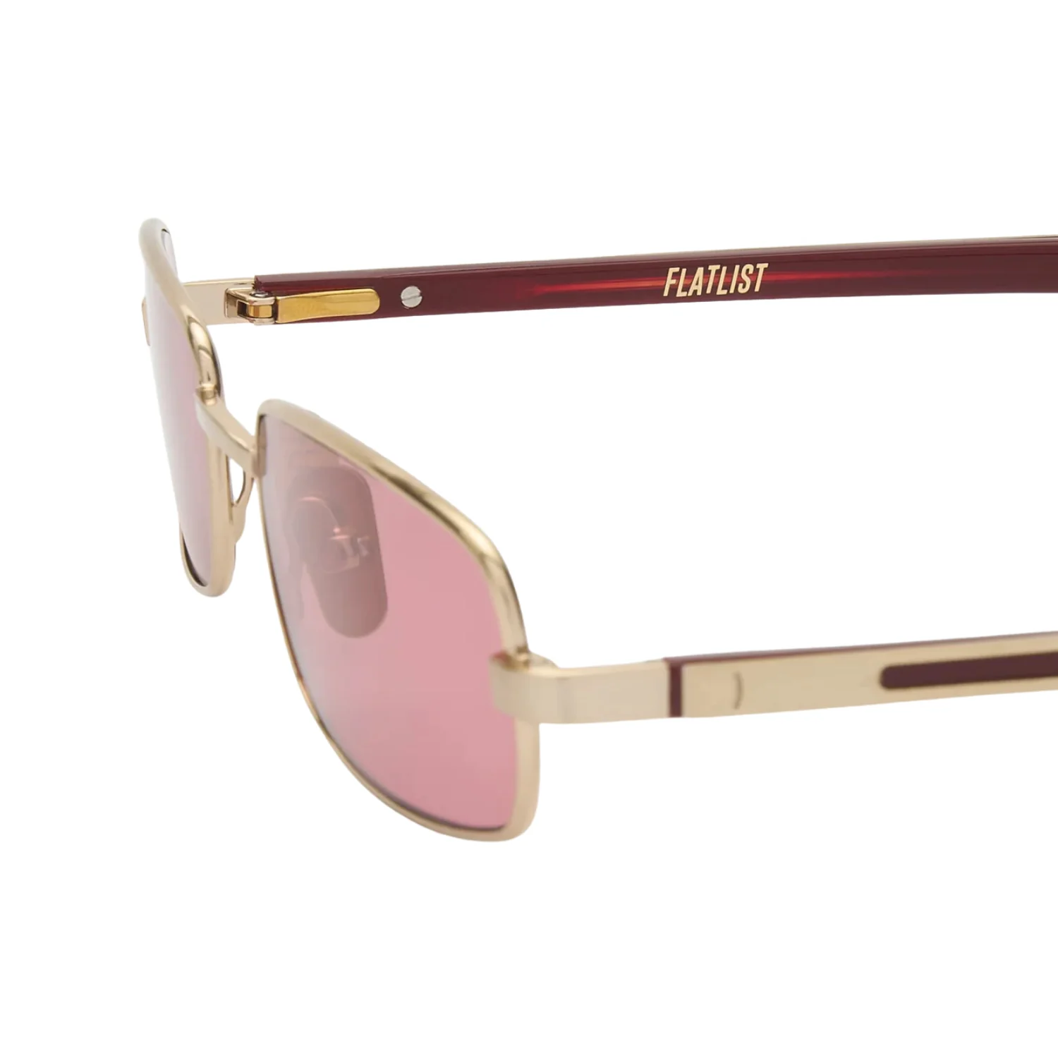 STING - Brushed Light Gold/Solid Bordeaux/Dust Pink Lens - Image 3