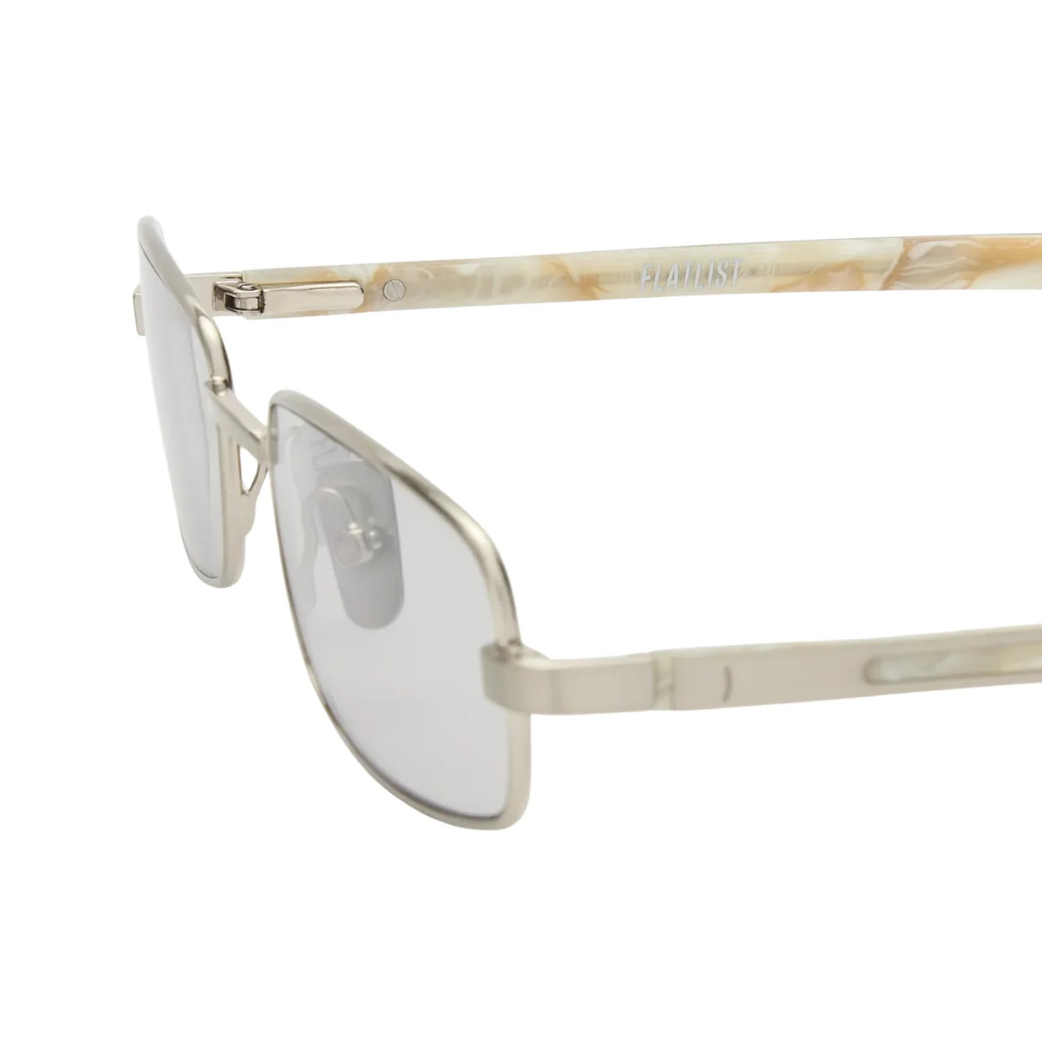 STING - Brushed Silver/Carrara Fantasy/Light Grey Lens - Image 3