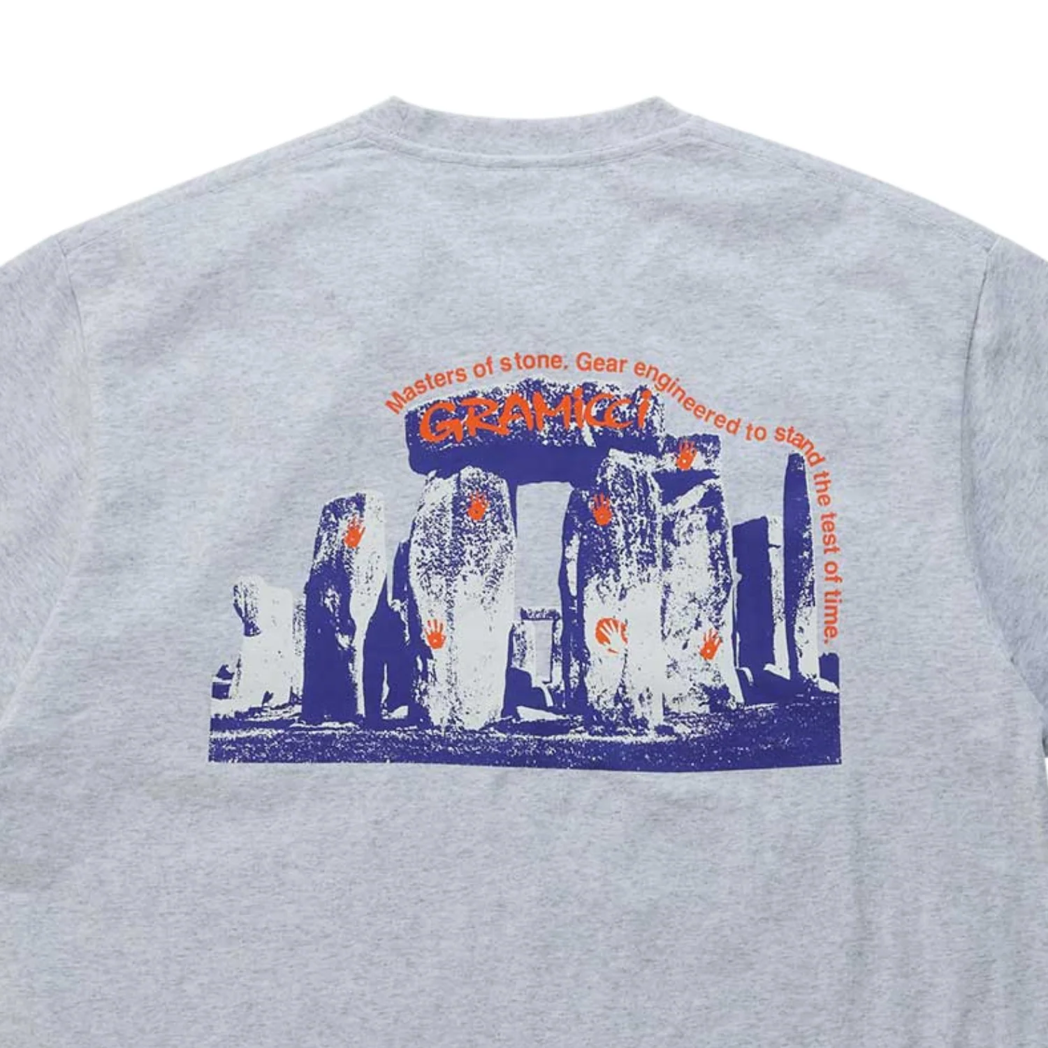 Stonehenge Tee - Grey Heather - Image 2