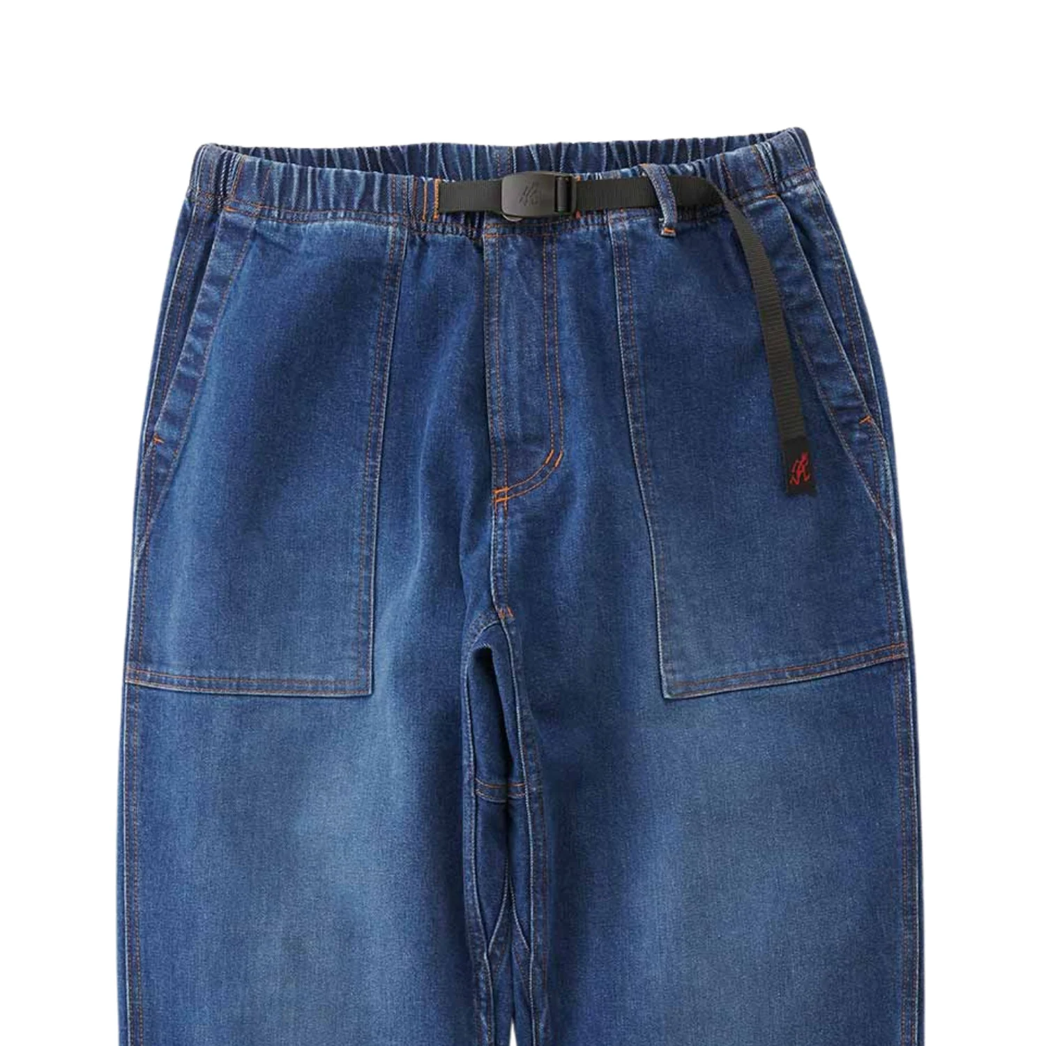 Stretch Denim Loose Tapered Ridge Pant - Dark Used - Image 2