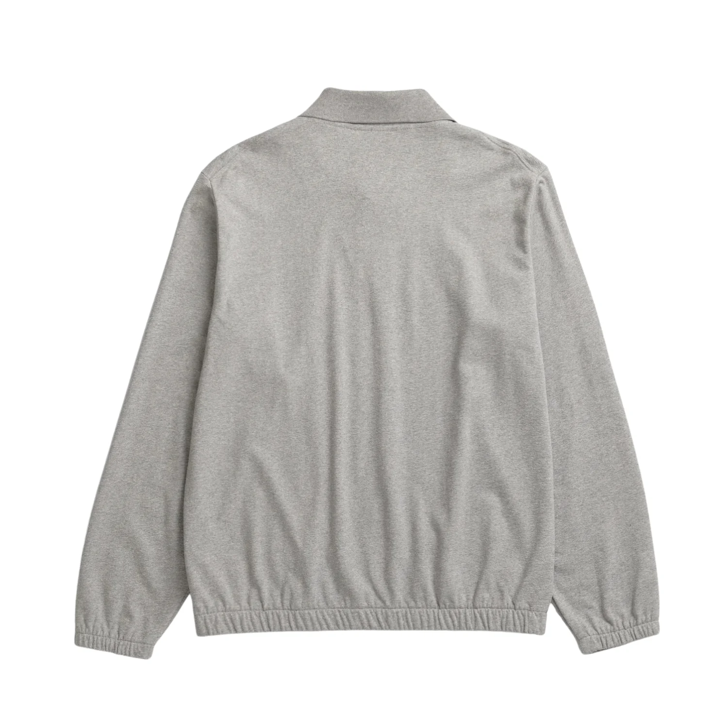 Sylane Relaxed Light Pile Jersey Polo - Grey Melange - Image 2