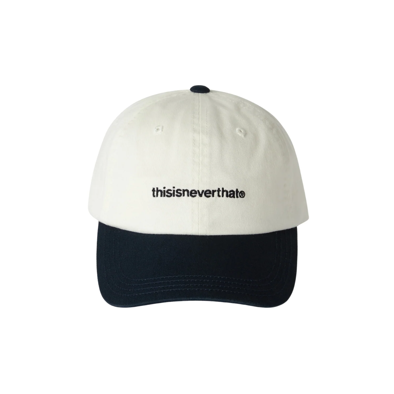 T-Logo Cap - White/Navy - Image 3