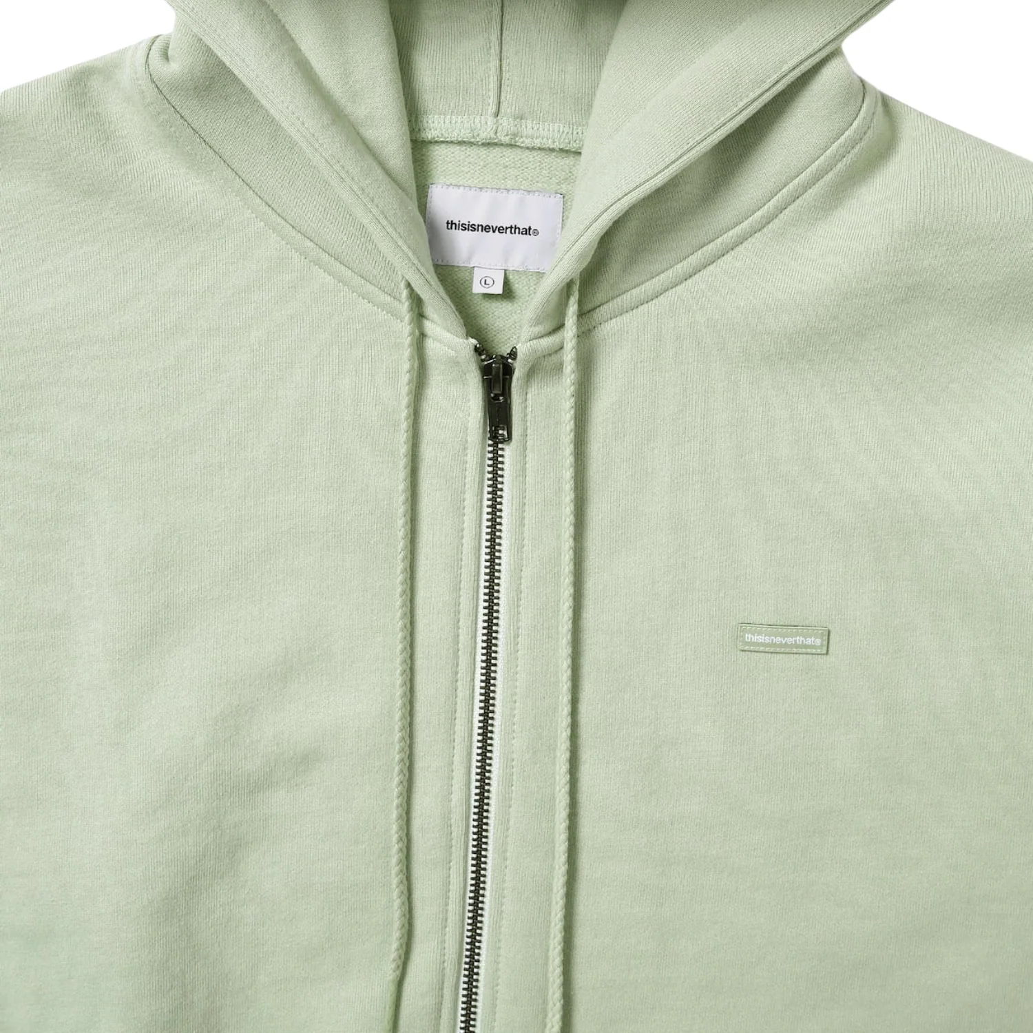 T.N.T. Classic HDP Zip Up Sweat - Faded Green - Image 3