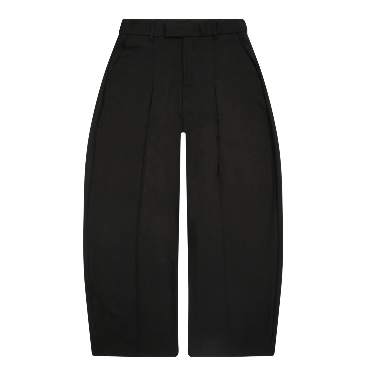Tailored Wide Leg Trouser - Black - Image 2