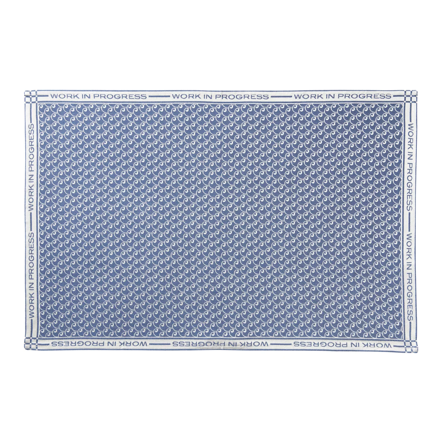 Tea Towel Set - White/Blue - Image 2