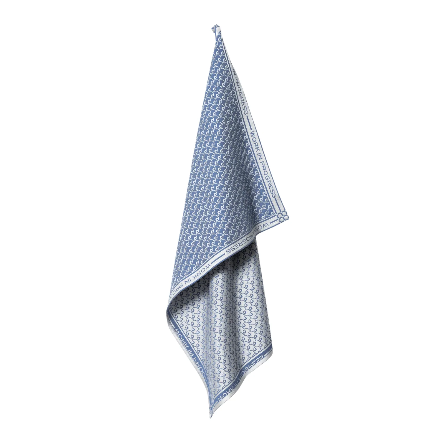 Tea Towel Set - White/Blue - Image 3
