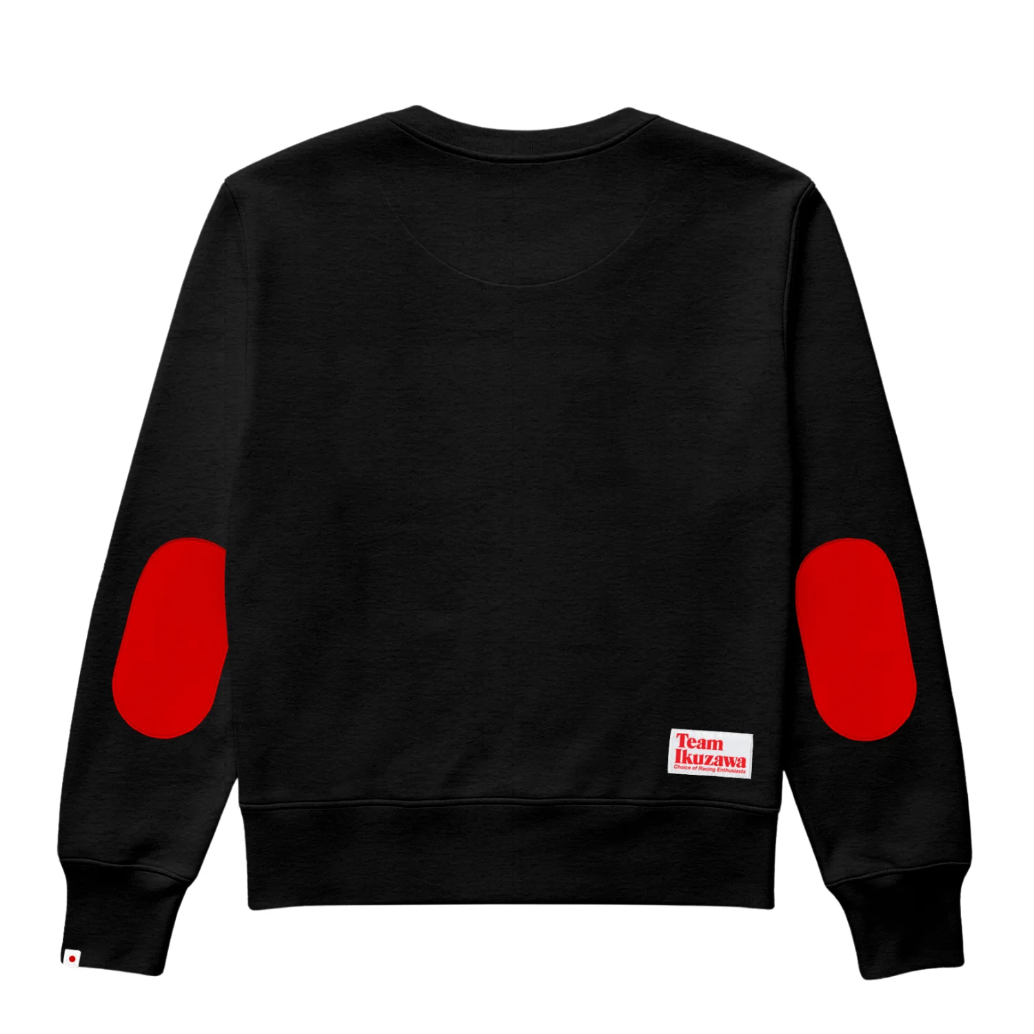 Team Ikuzawa Elbow Patch Crewneck - Black - Image 2