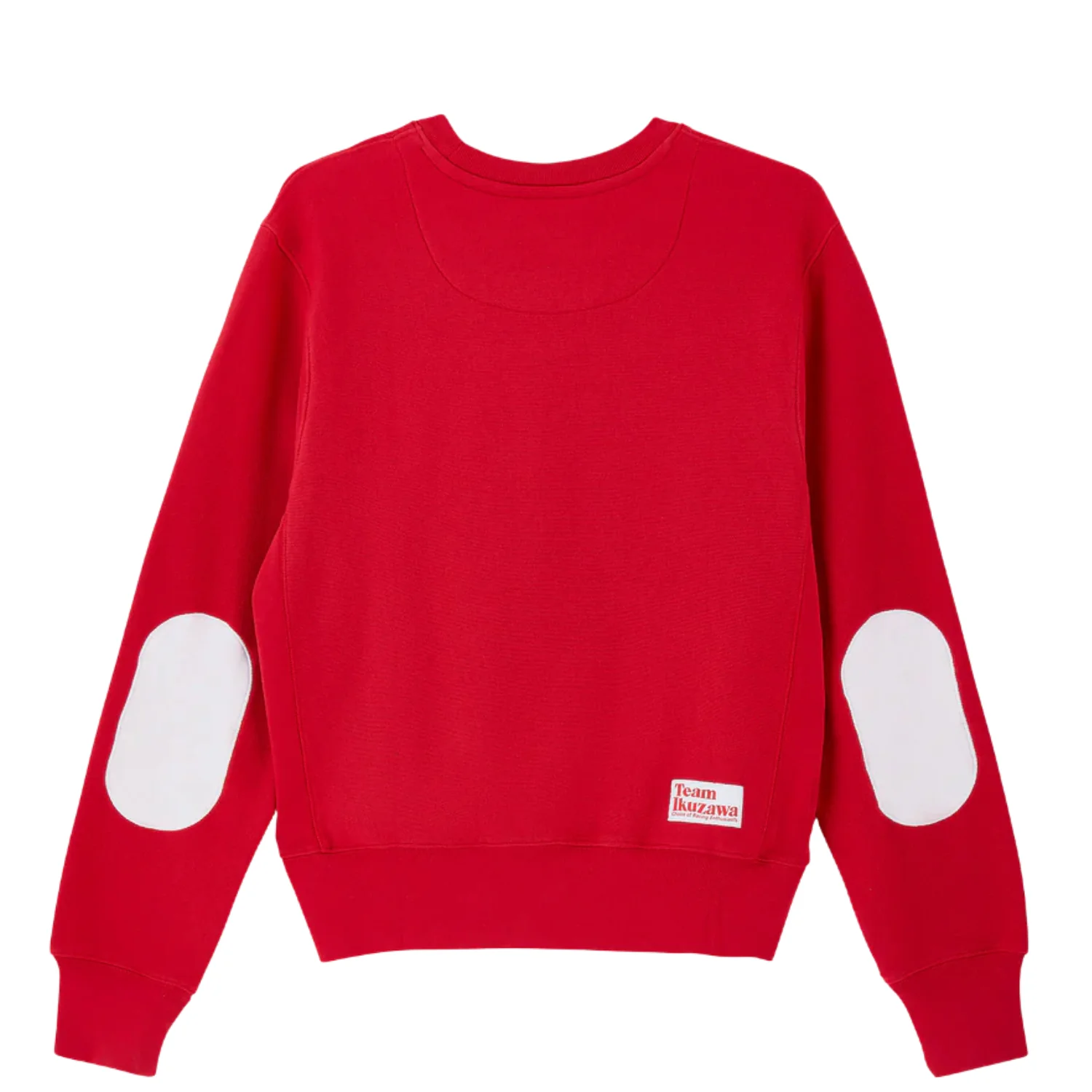 Team Ikuzawa Elbow Patch Crewneck - Red - Image 2