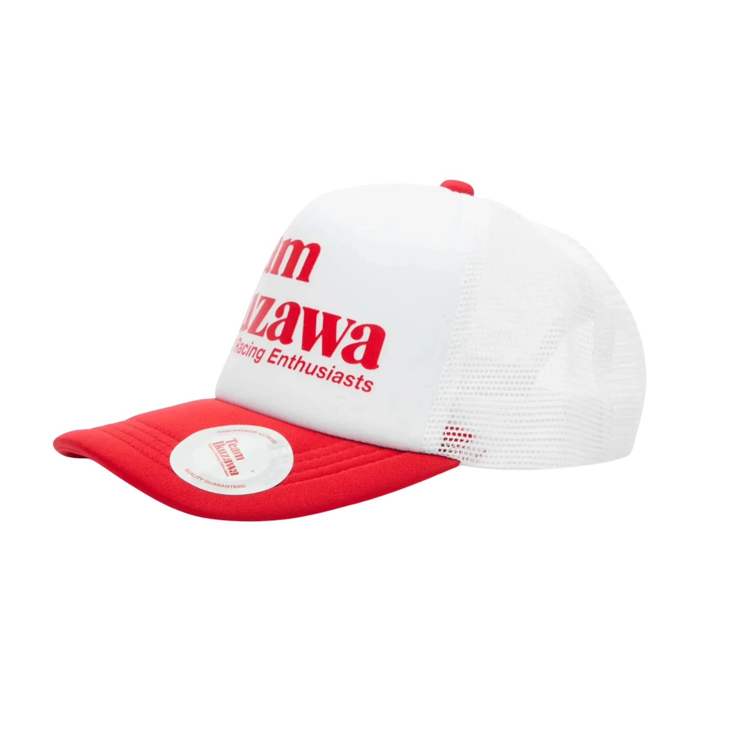 Team Ikuzawa Mesh Trucker Cap - Red - Image 2