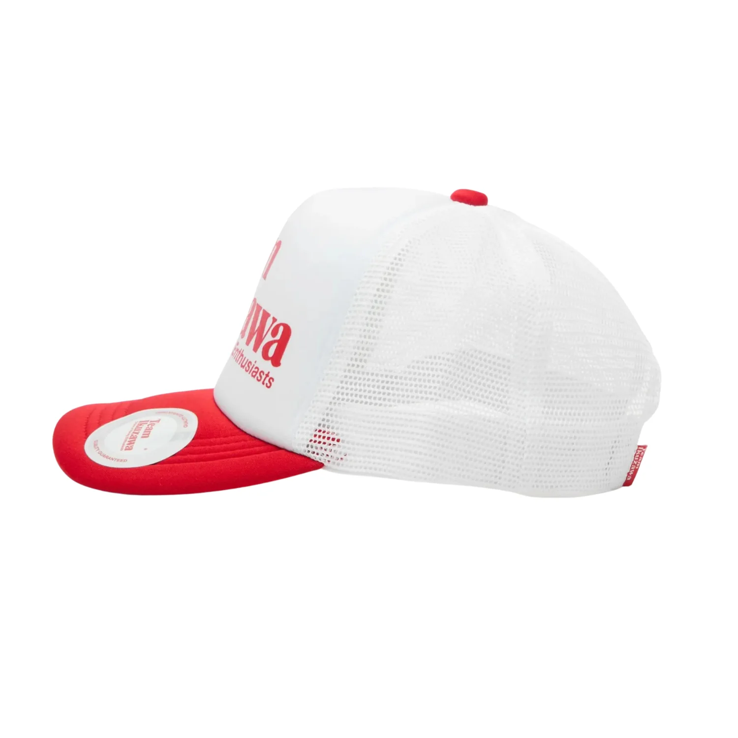 Team Ikuzawa Mesh Trucker Cap - Red - Image 4