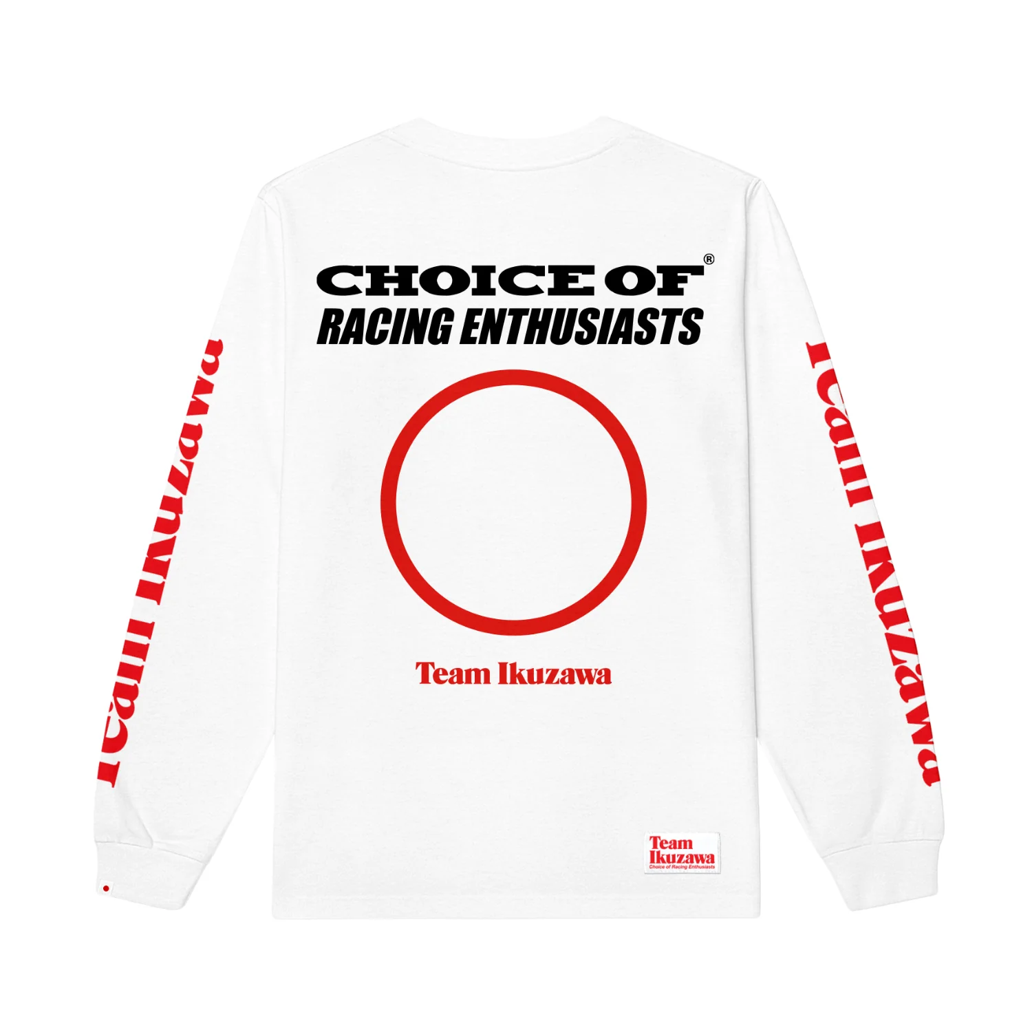 Team Ikuzawa T Race L/S T-Shirt - White - Image 2