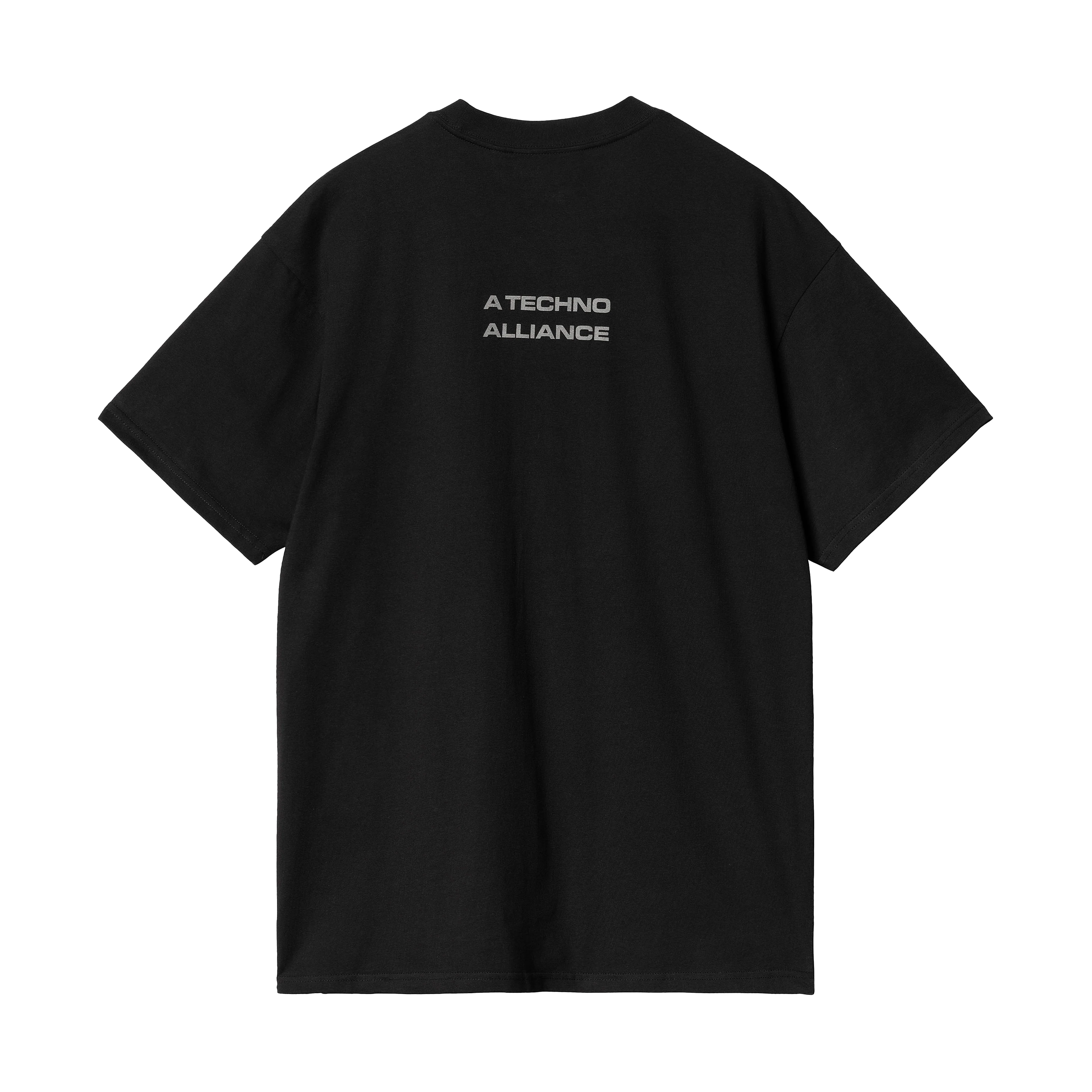 Techno Alliance S/S T-Shirt - Black/Dark Grey Reflective - Image 2