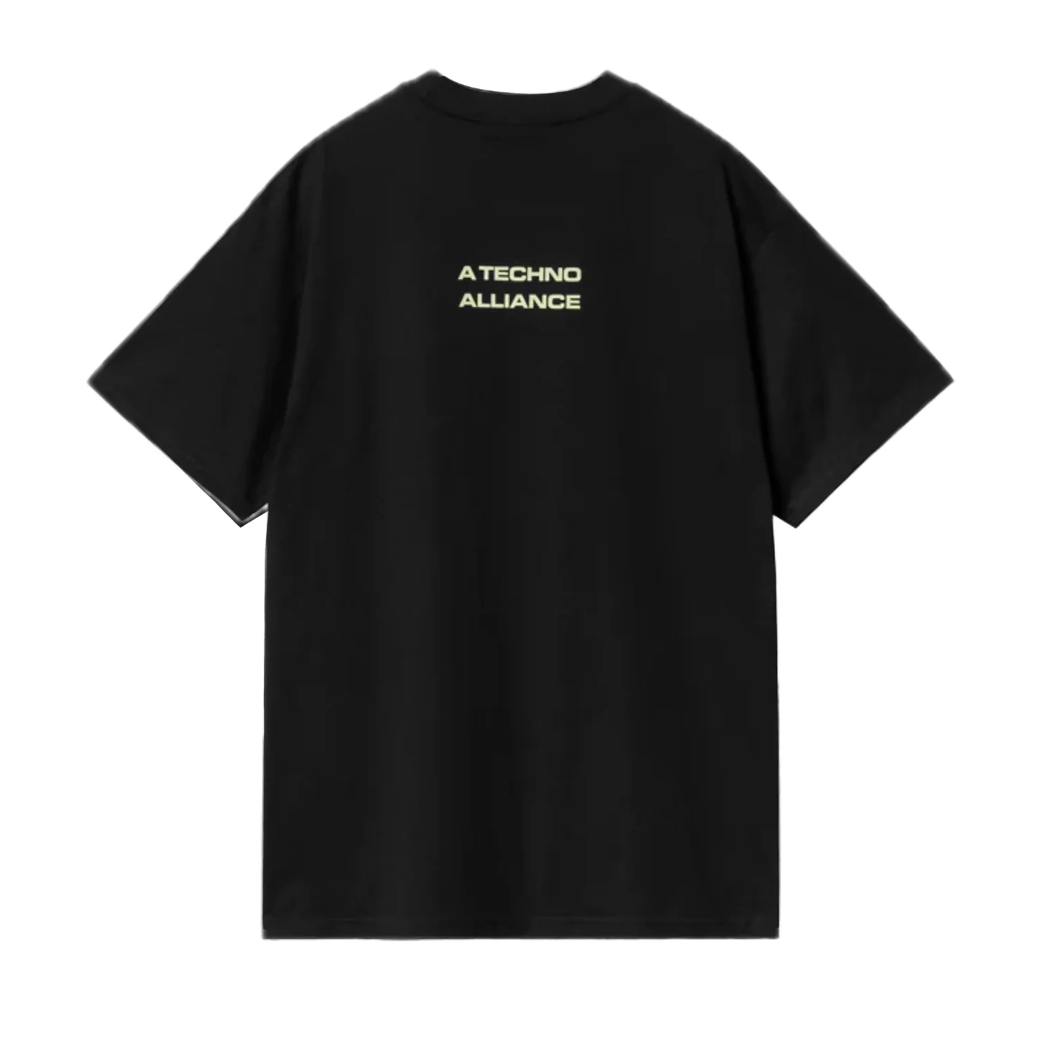 Techno Alliance S/S T-Shirt - Black/Glow Green - Image 2