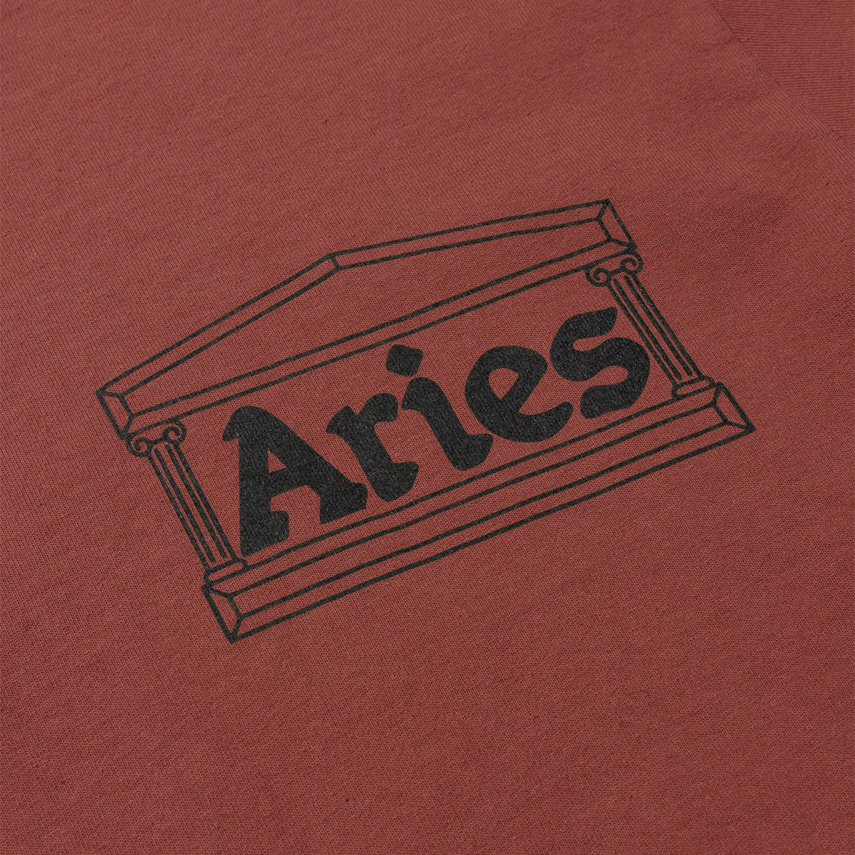 Temple LS Tee - Burgundy - Image 3