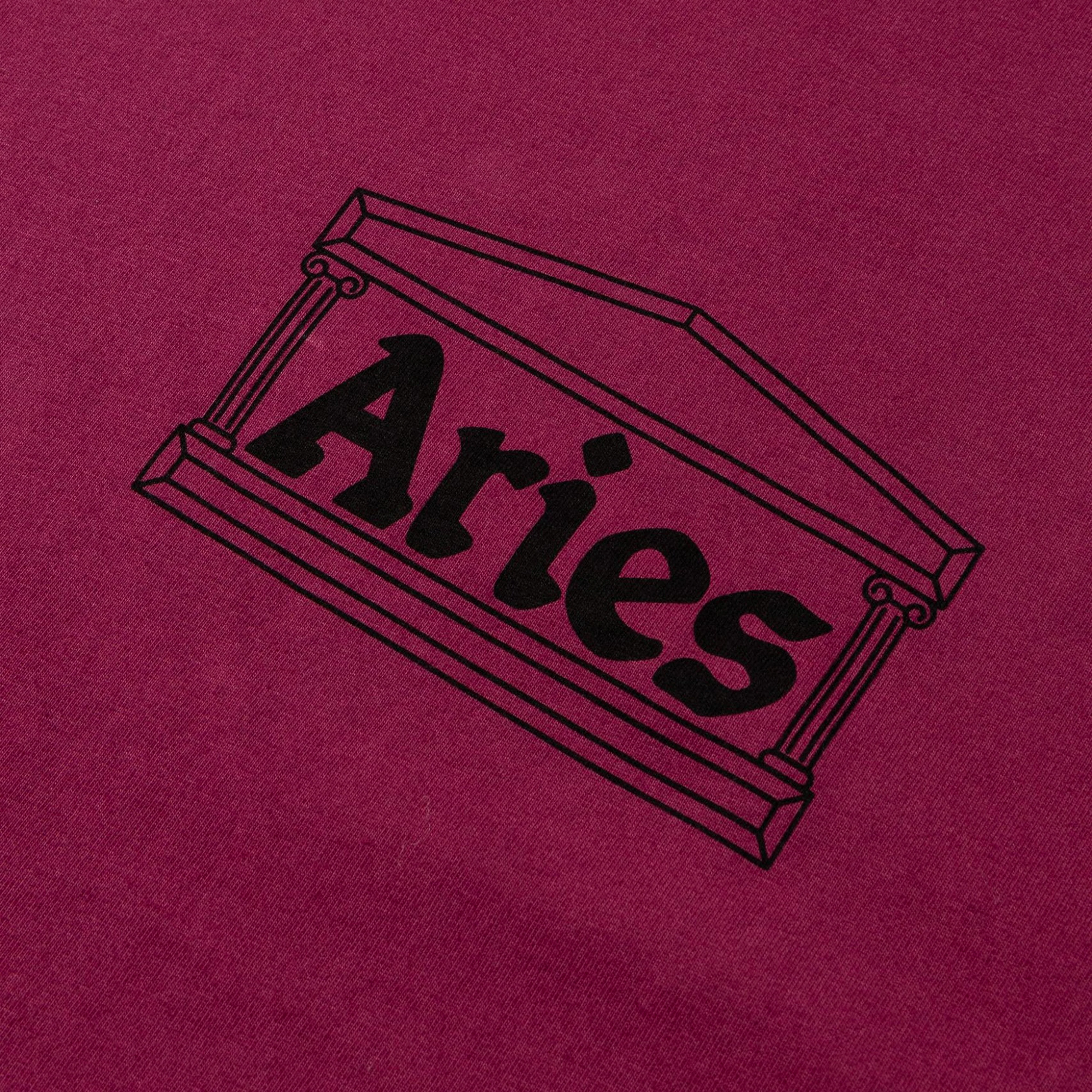 Temple SS Tee Burgundy - Image 2