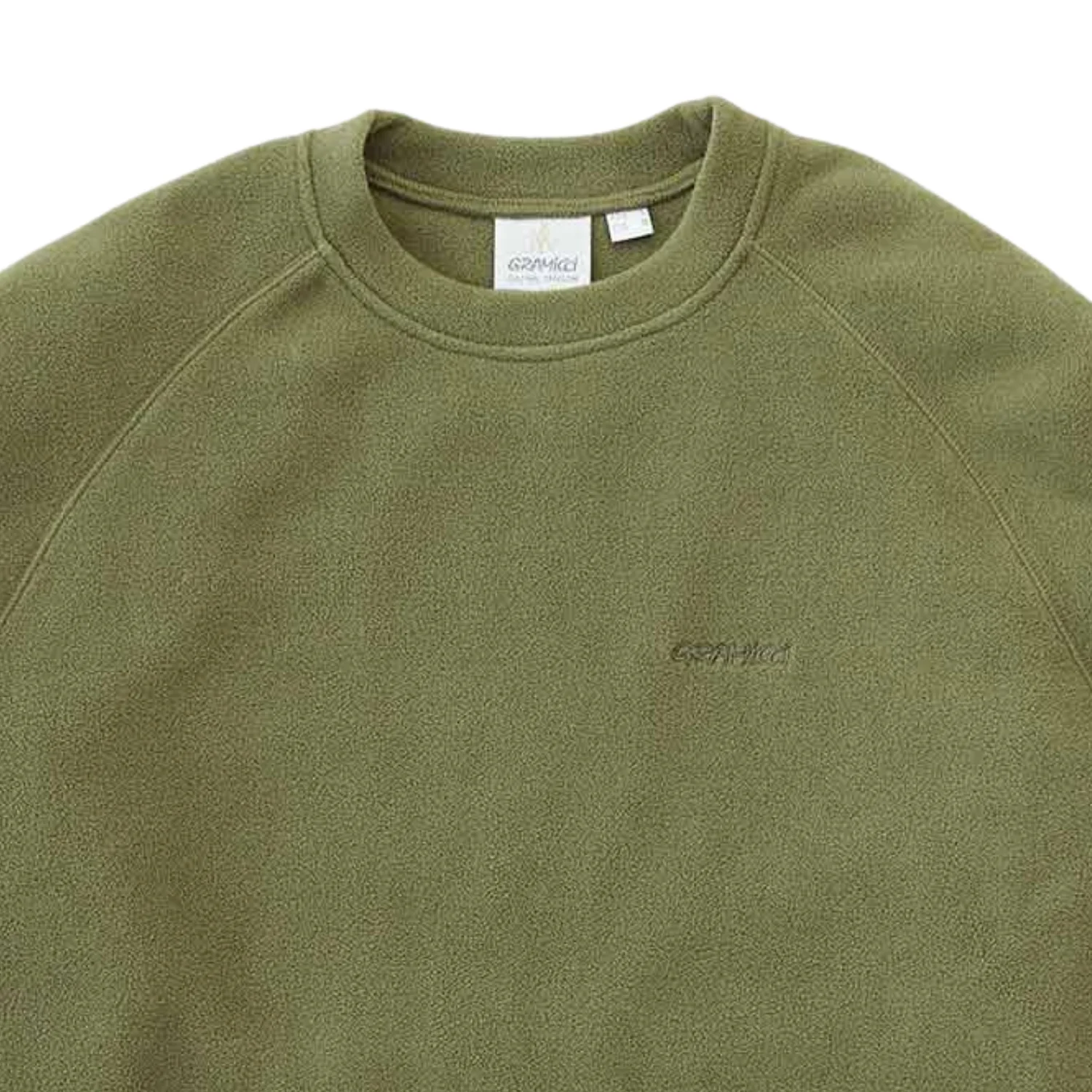 Thermal Fleece Crew - Olive - Image 2