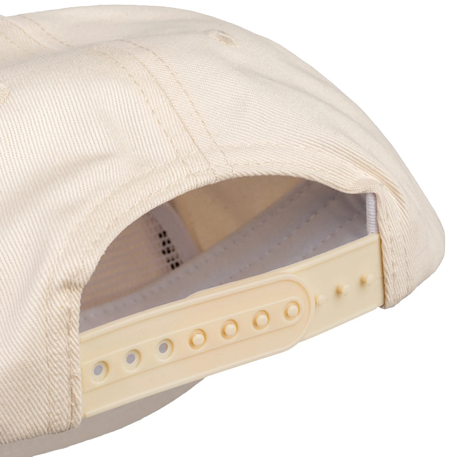 Thicc Logo Low Profile Snapback - Cream - Image 5