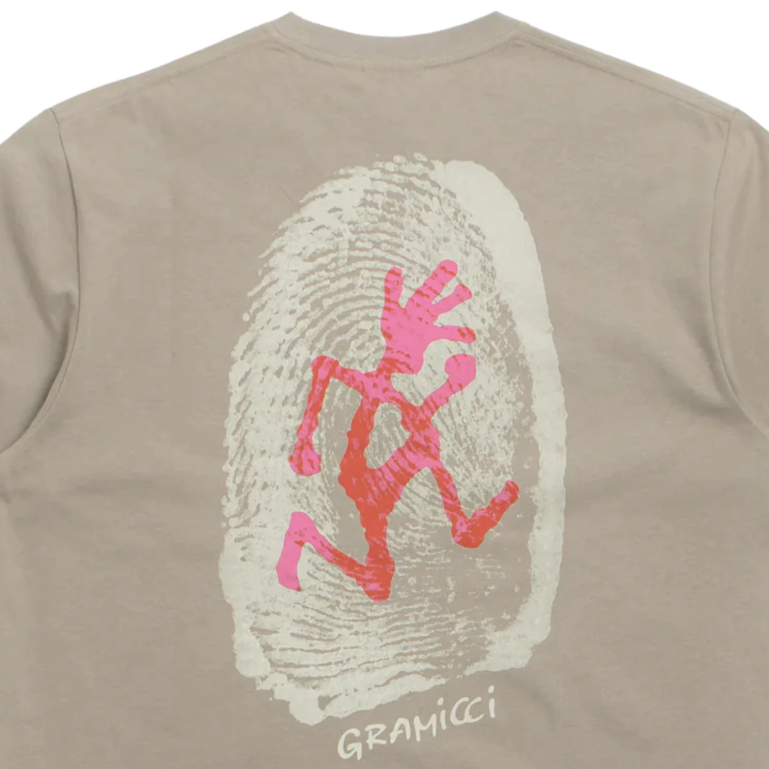 Thumbprint Tee - Khaki - Image 2