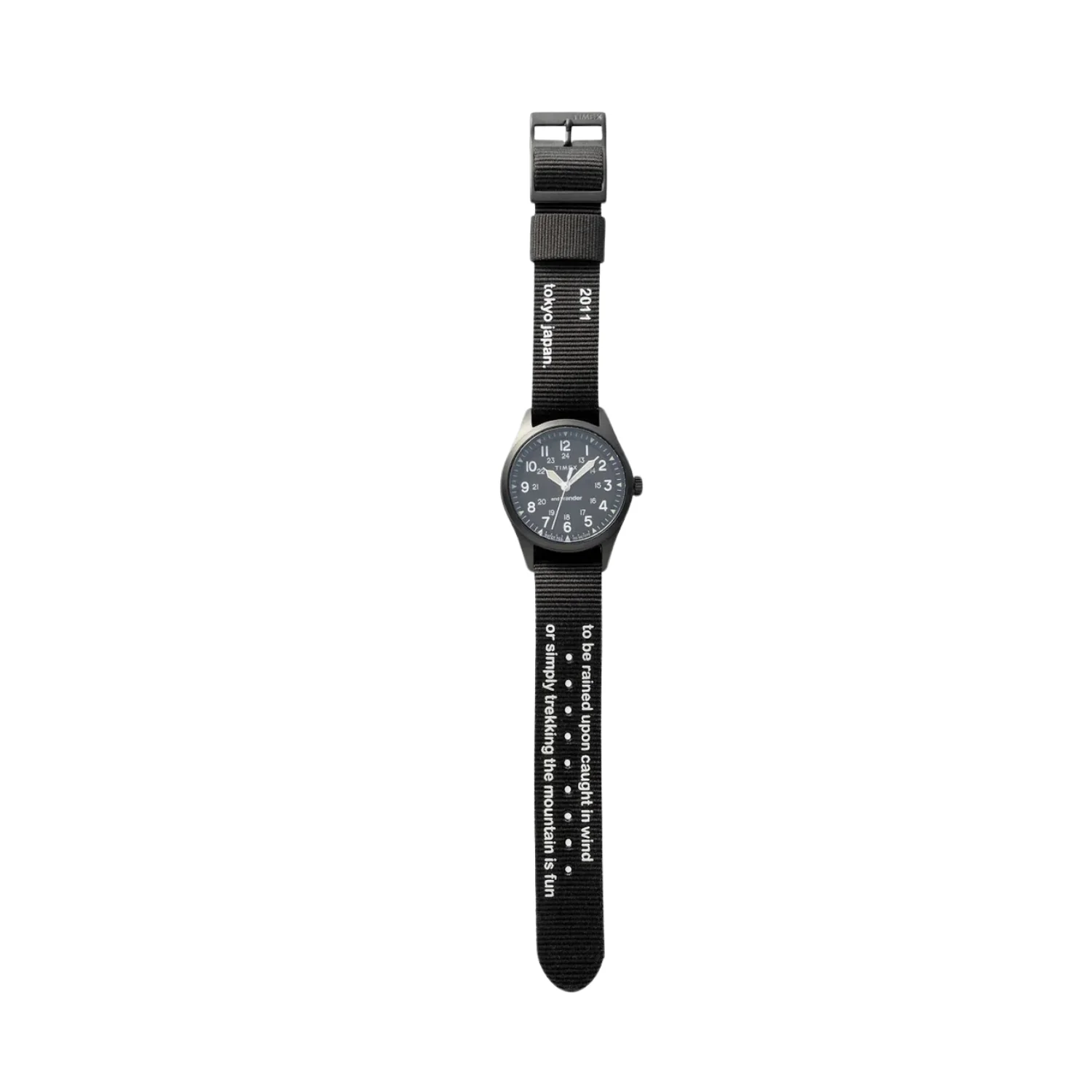 TIMEX × and wander EXPEDITION NORTH FIELD POST SOLAR - Black - Image 2