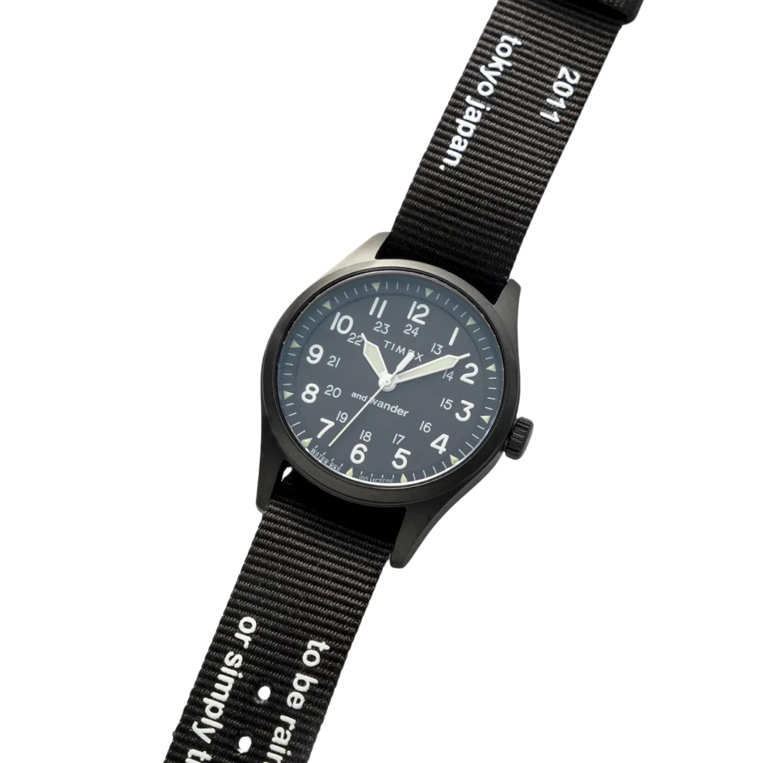 TIMEX × and wander EXPEDITION NORTH FIELD POST SOLAR - Black - Image 3