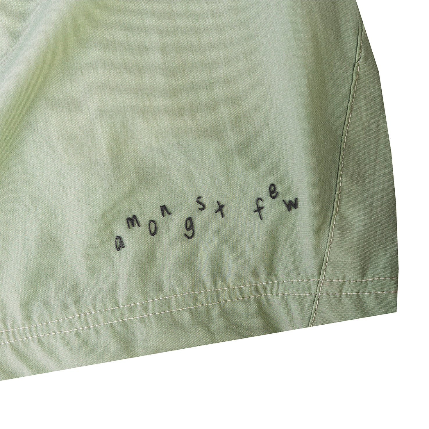 Toddler Text Shorts - Sage - Image 3