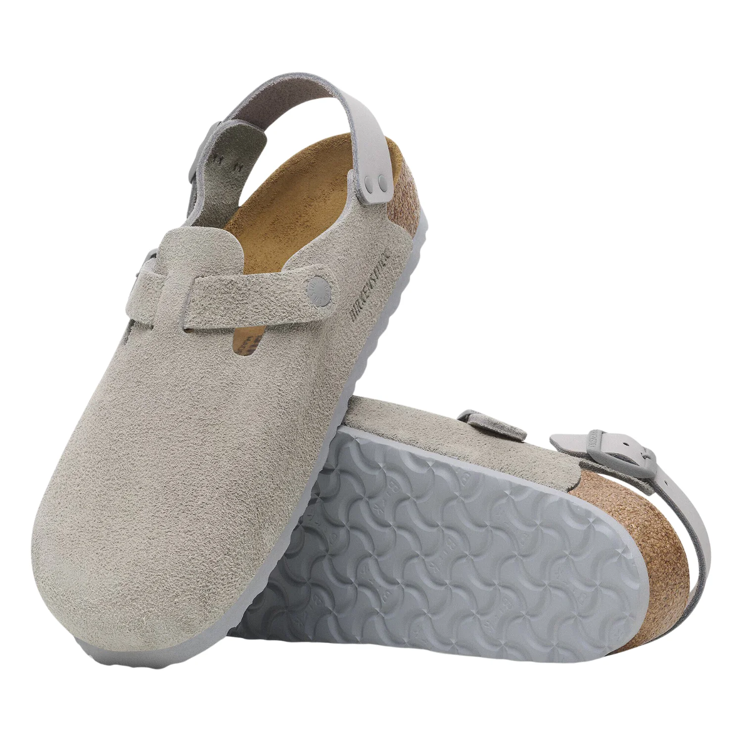 Tokio Suede Leather - Stone Coin - Image 3