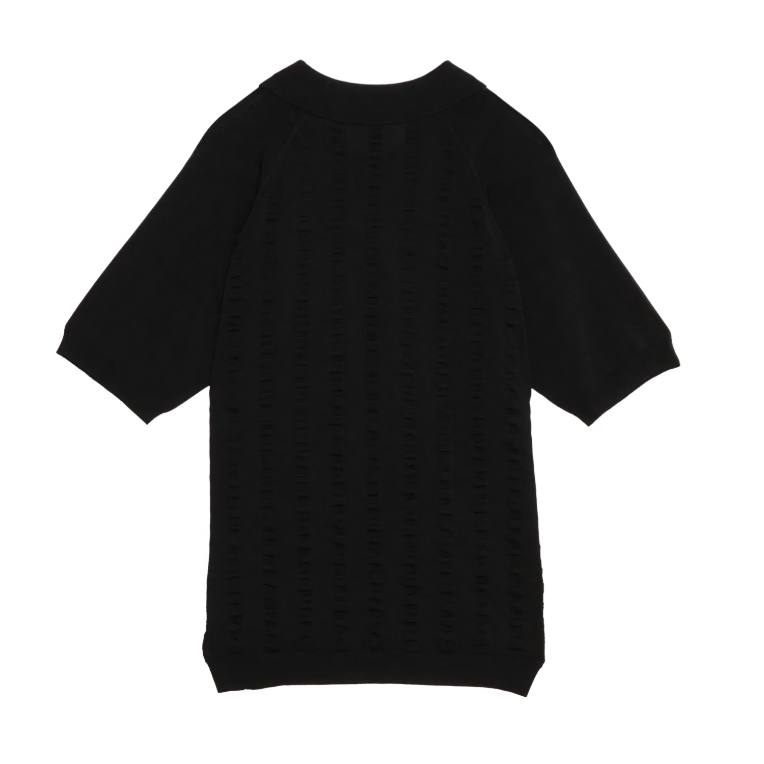 Troy Polo Knit SS - Black - Image 2