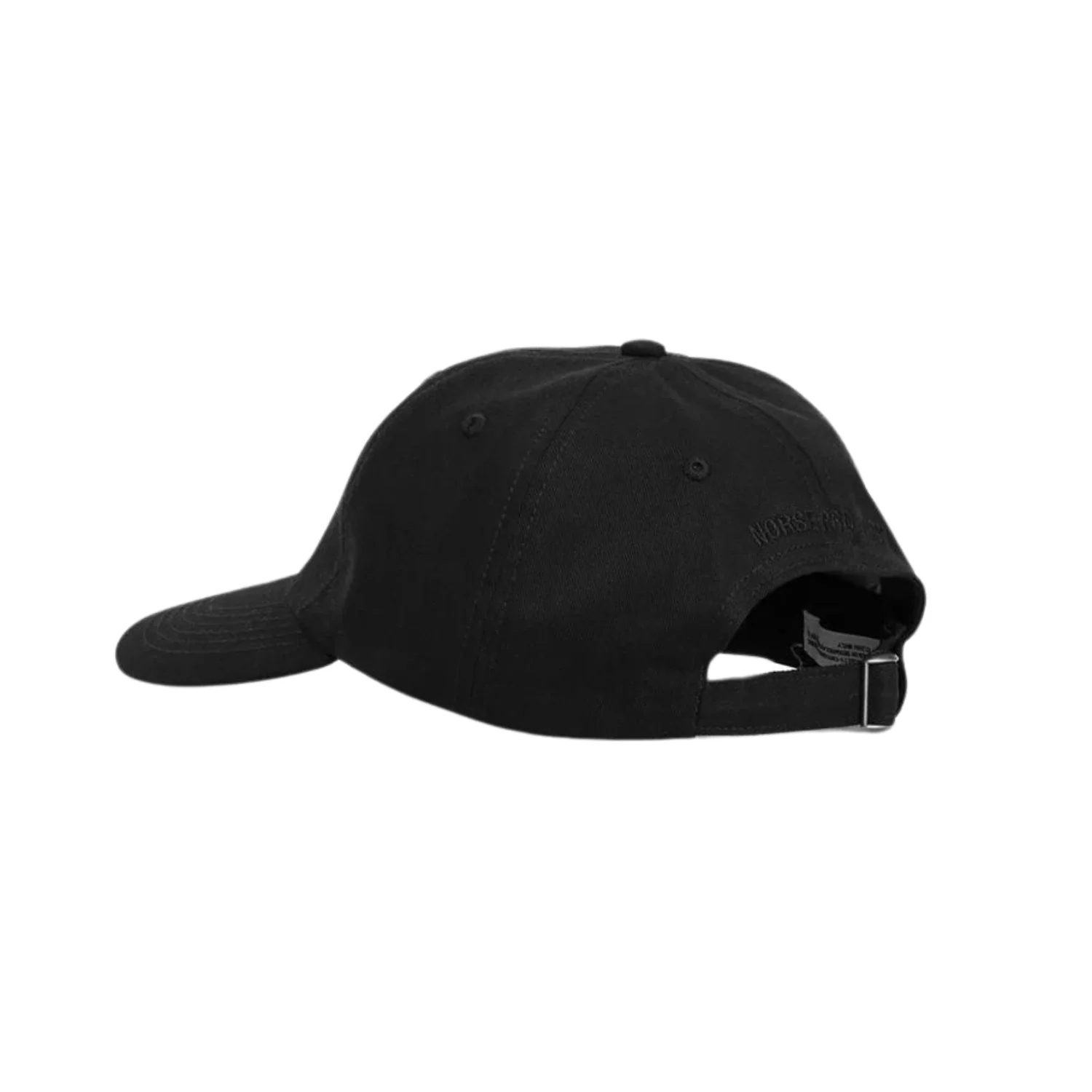 Twill Sports Cap - Black - Image 2