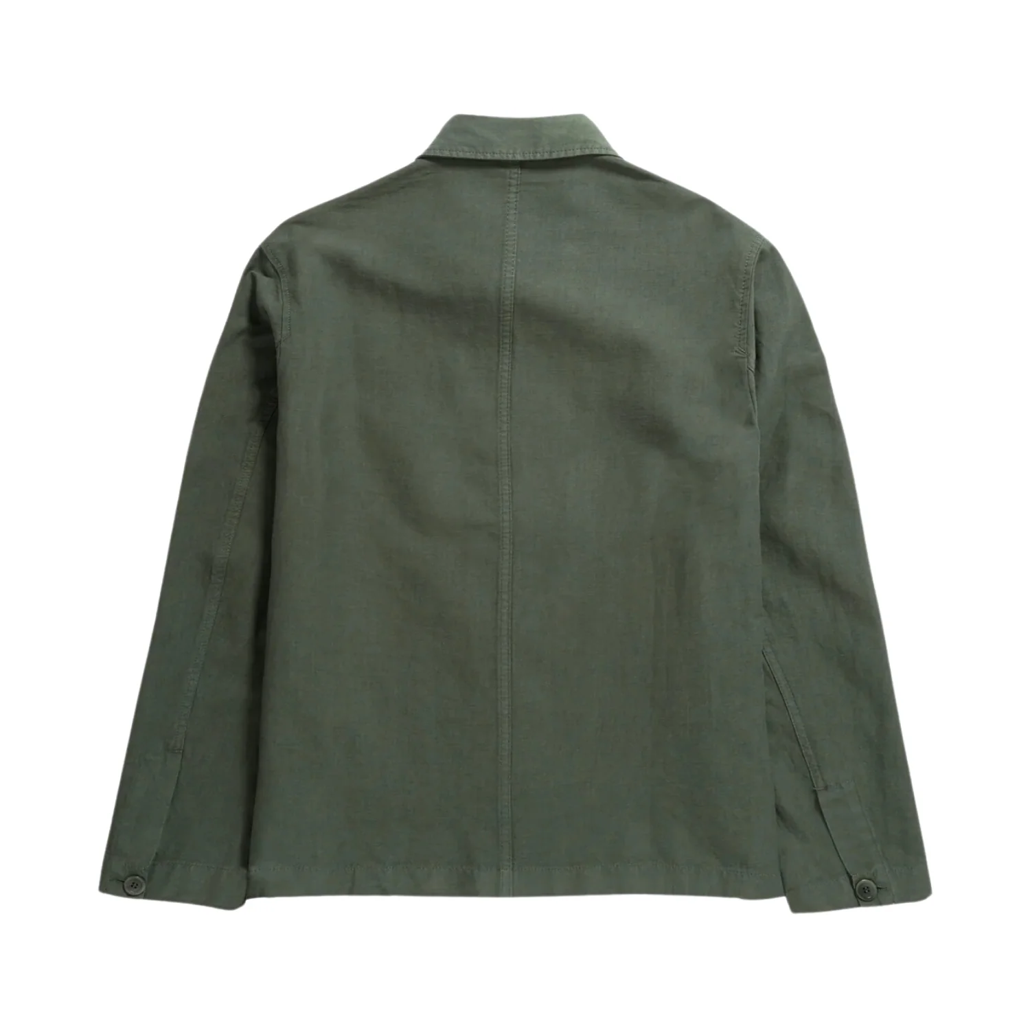 Tyge Cotton Linen Overshirt - Spruce Green - Image 2