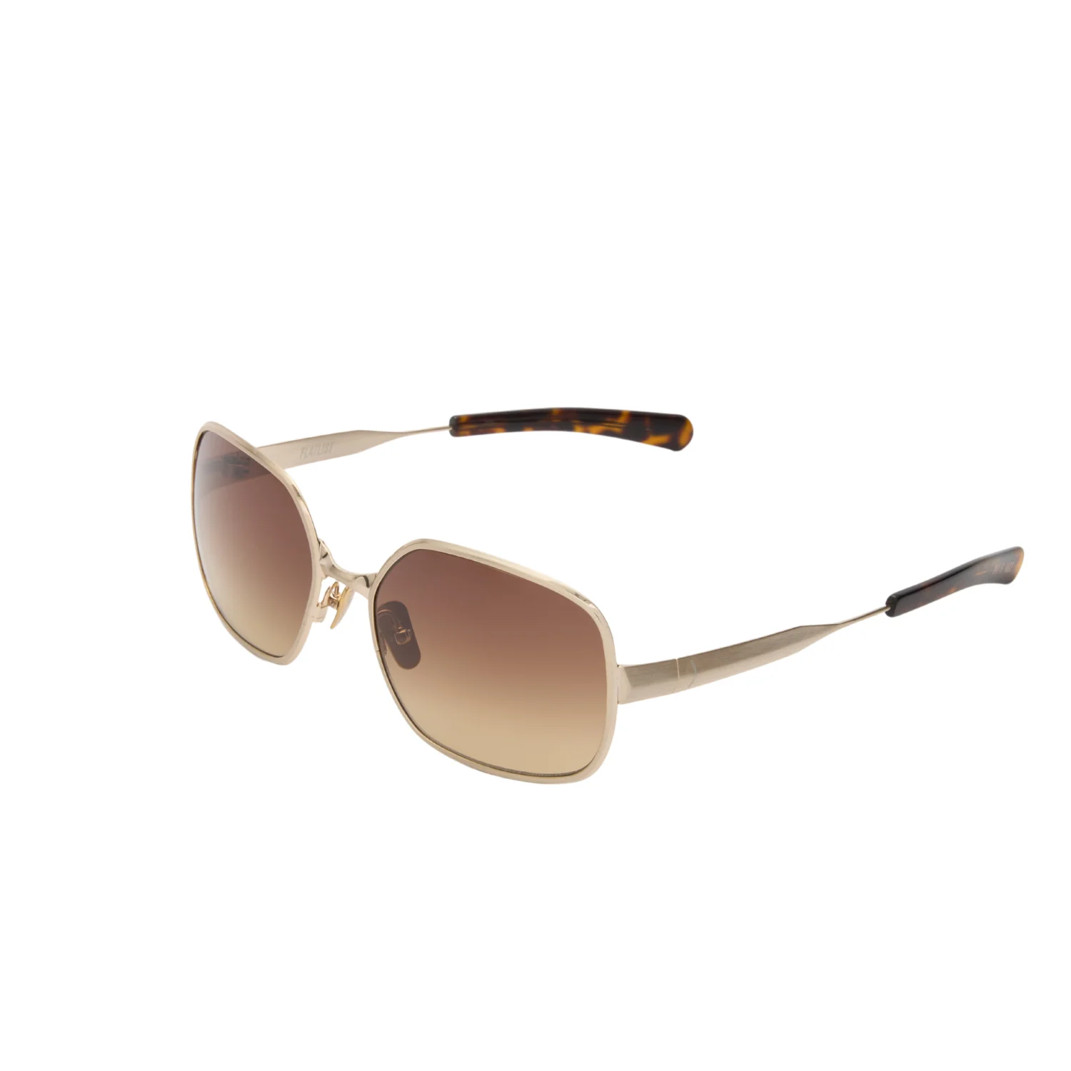 TYLER - Brushed Light Gold/Brown Gradient Lens - Image 2