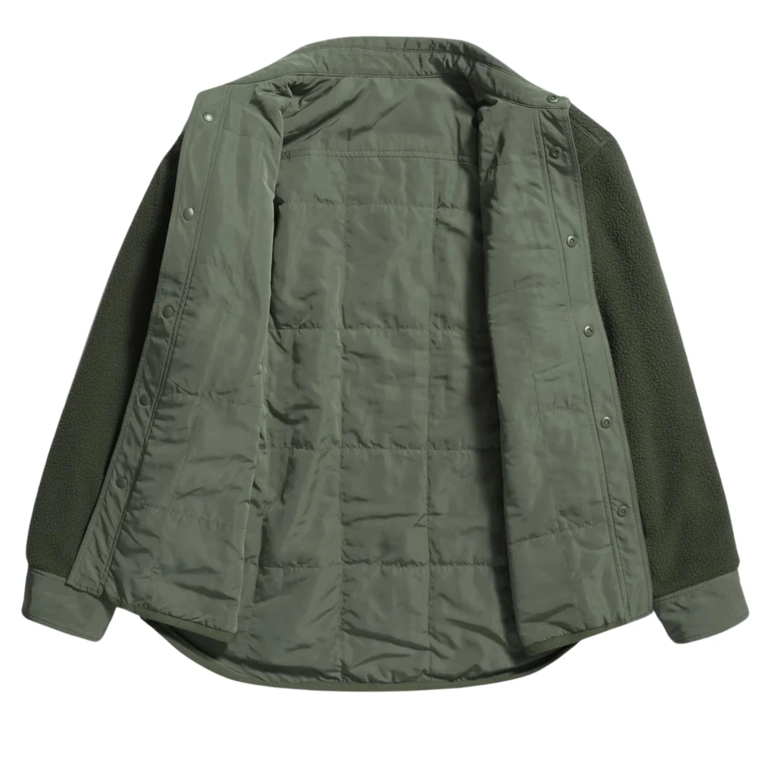 Ulrik Reversible Fleece Overshirt - Ivy Green - Image 2