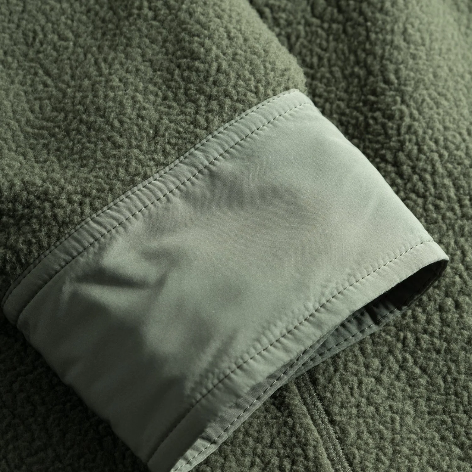 Ulrik Reversible Fleece Overshirt - Ivy Green - Image 4