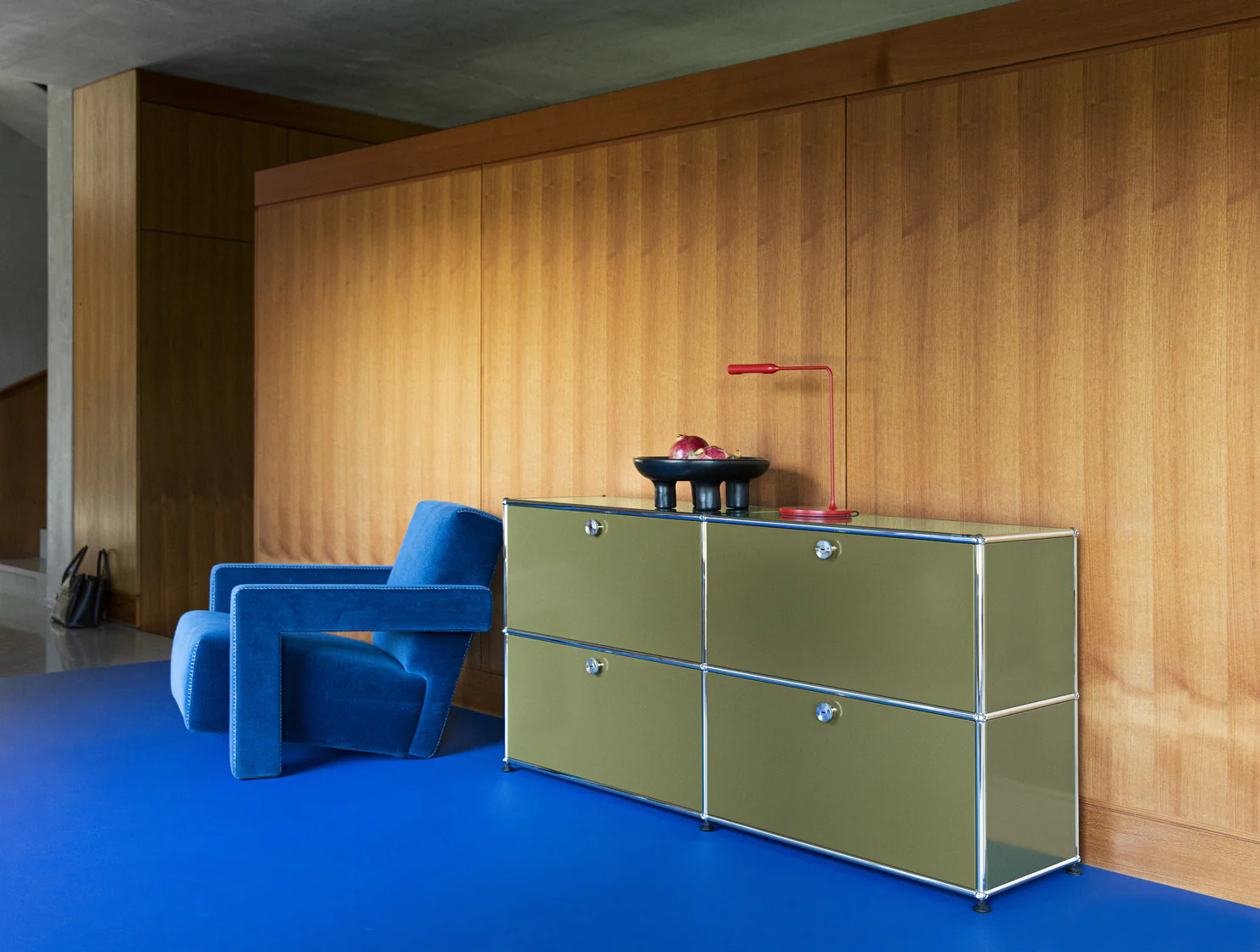 USM Haller Sideboard - Olive Green - Image 3