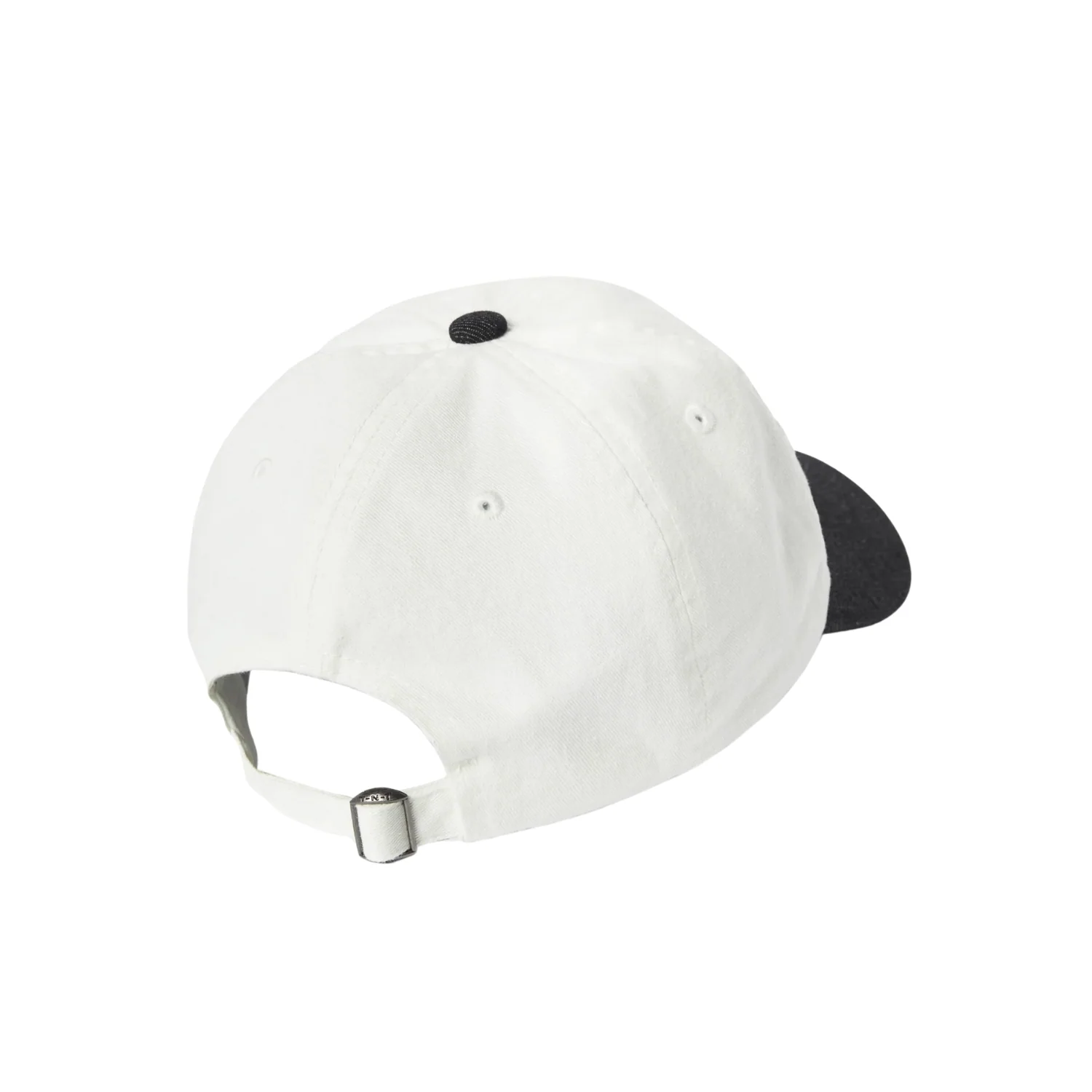 Visor Denim Cap - White/Black - Image 2