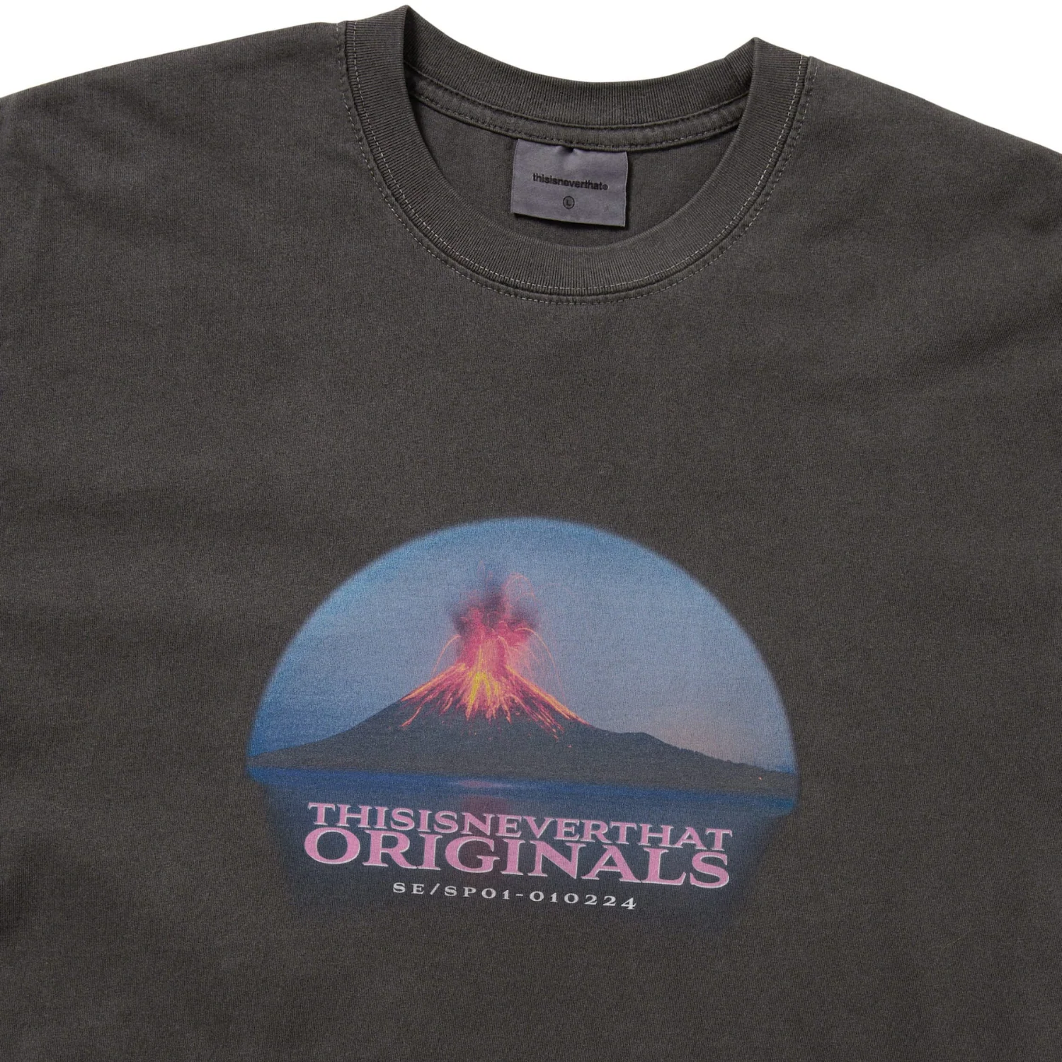 Volcano Tee - Charcoal - Image 3