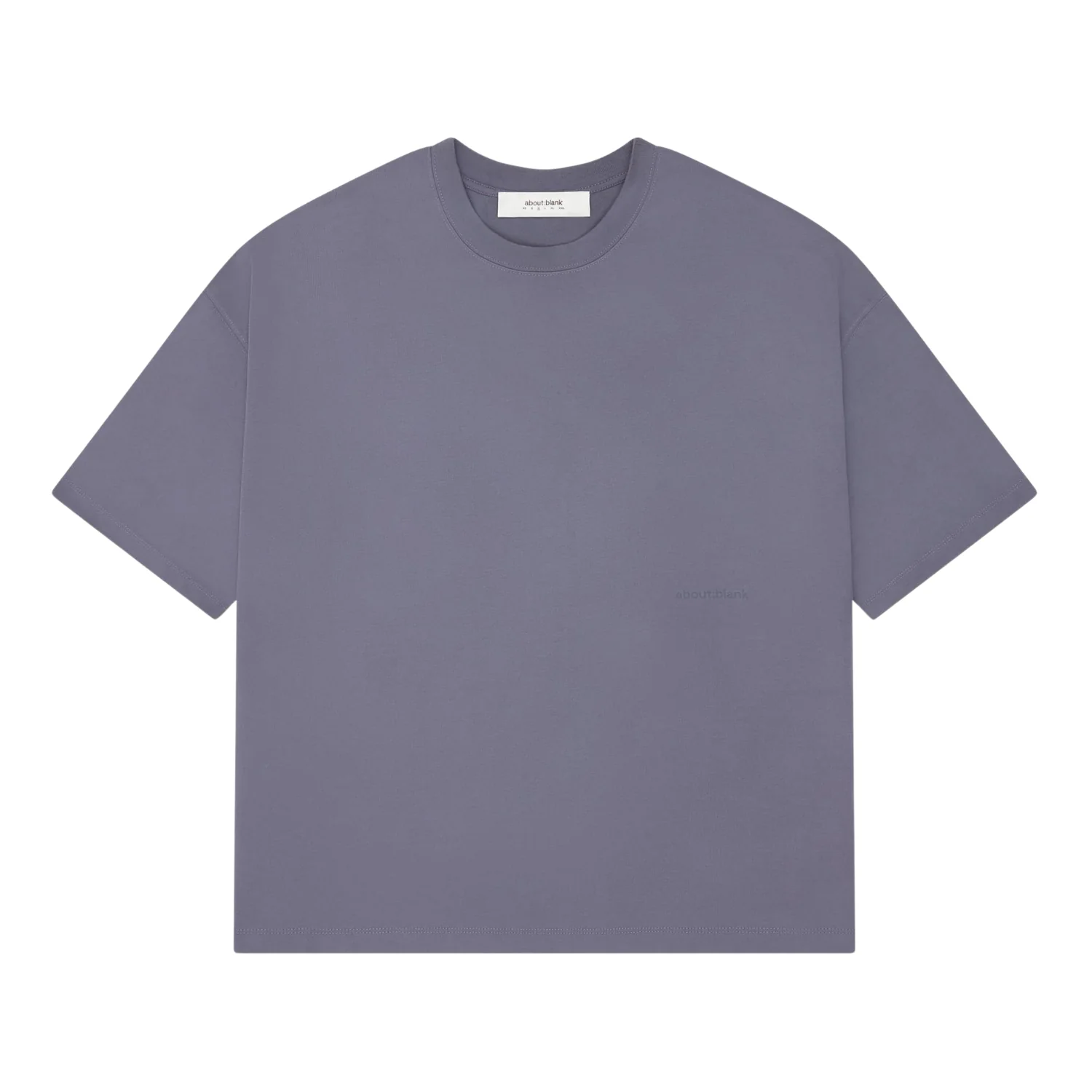 Washed Box T-Shirt - Smoke Blue - Image 2